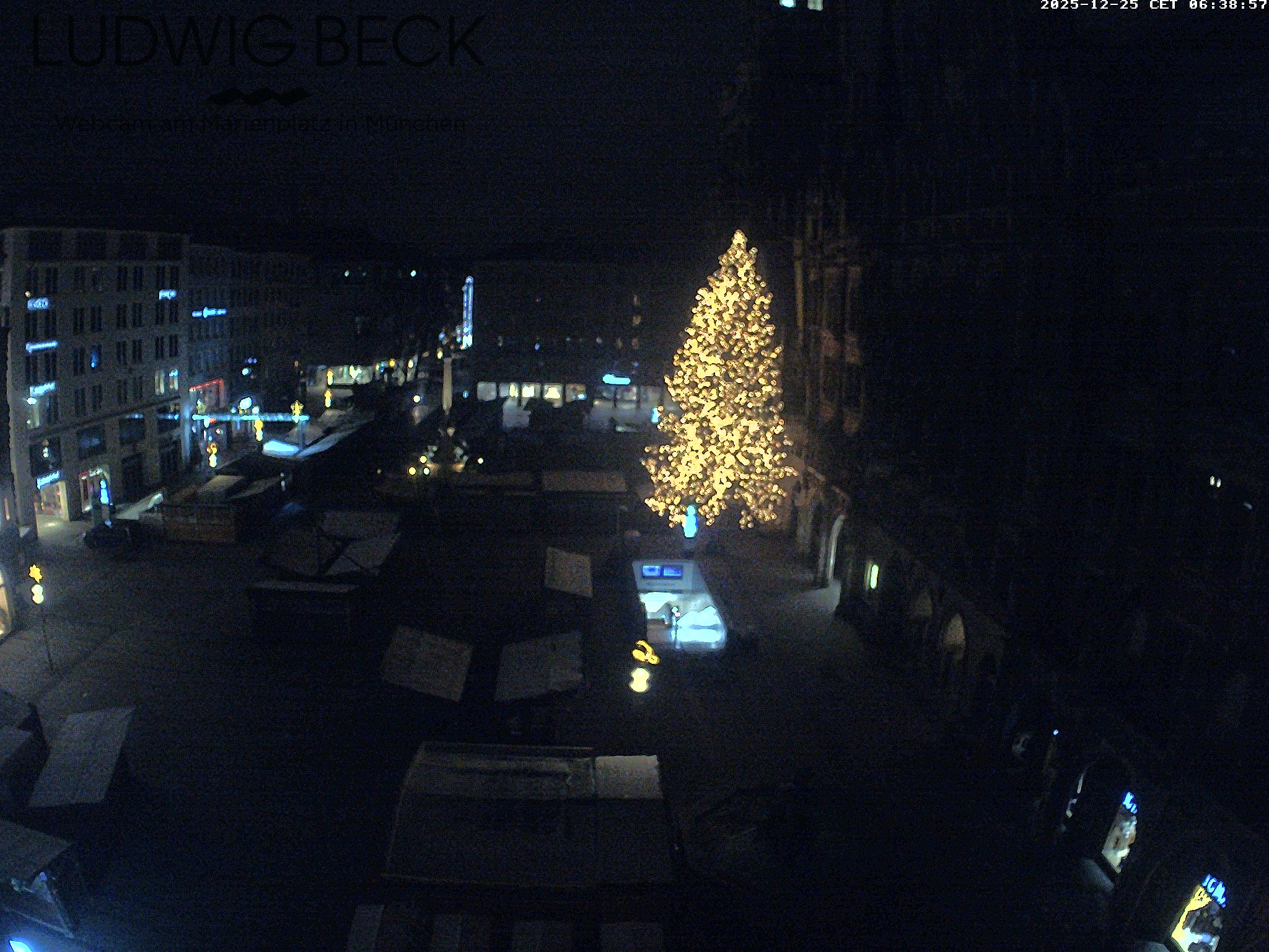 Archiv Foto Webcam am Marienplatz München