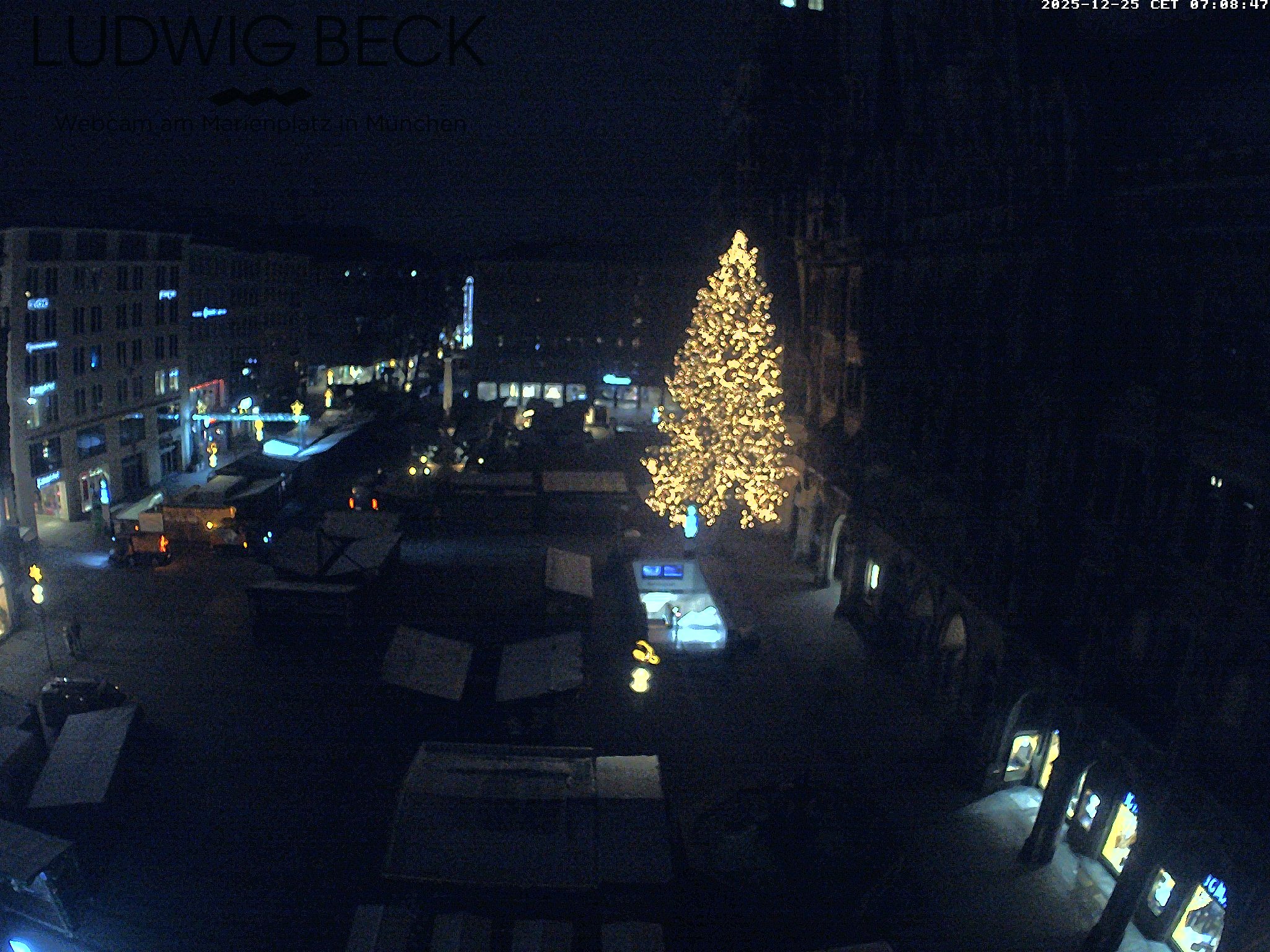 Archiv Foto Webcam am Marienplatz München