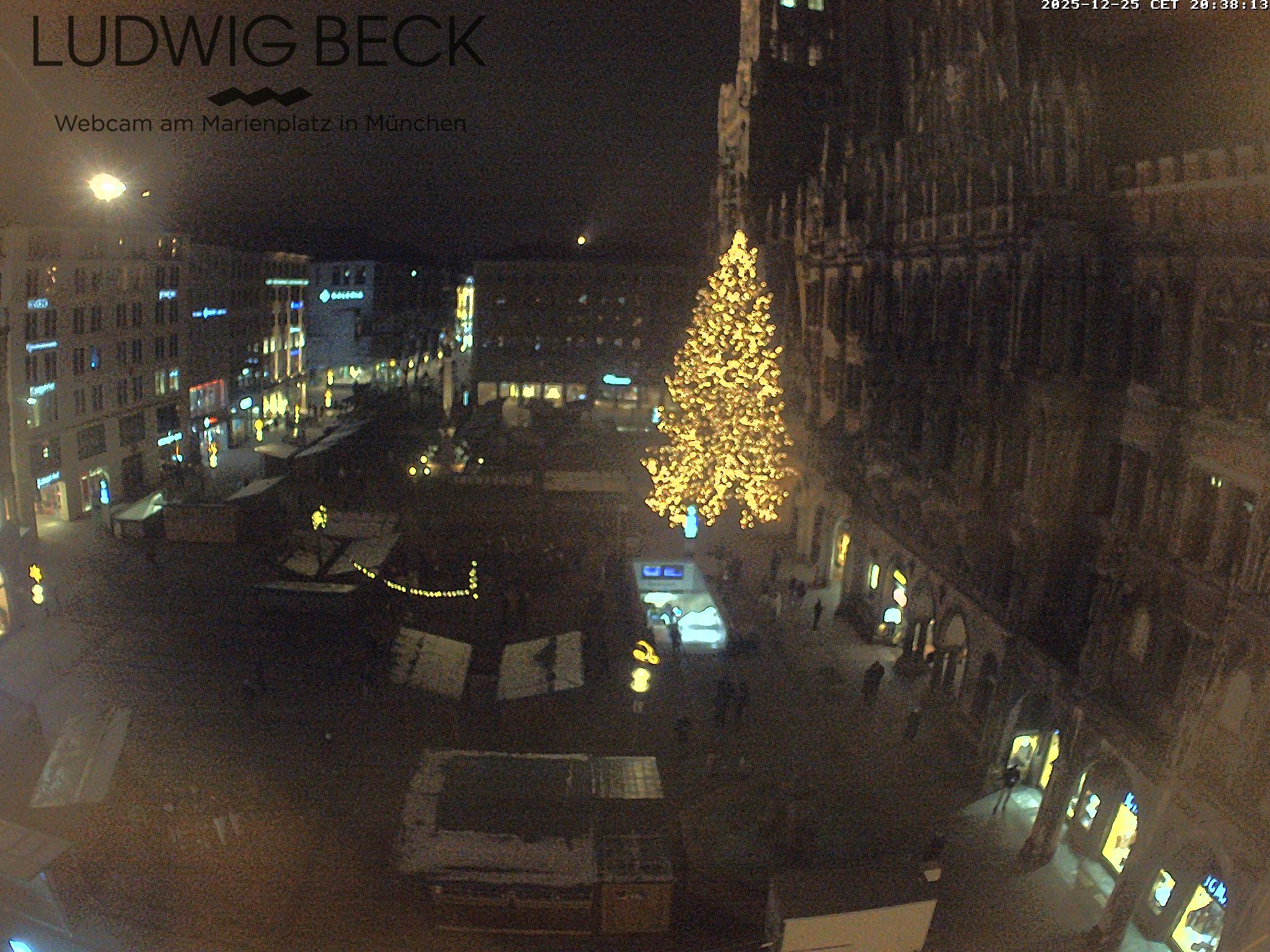 Archiv Foto Webcam am Marienplatz München
