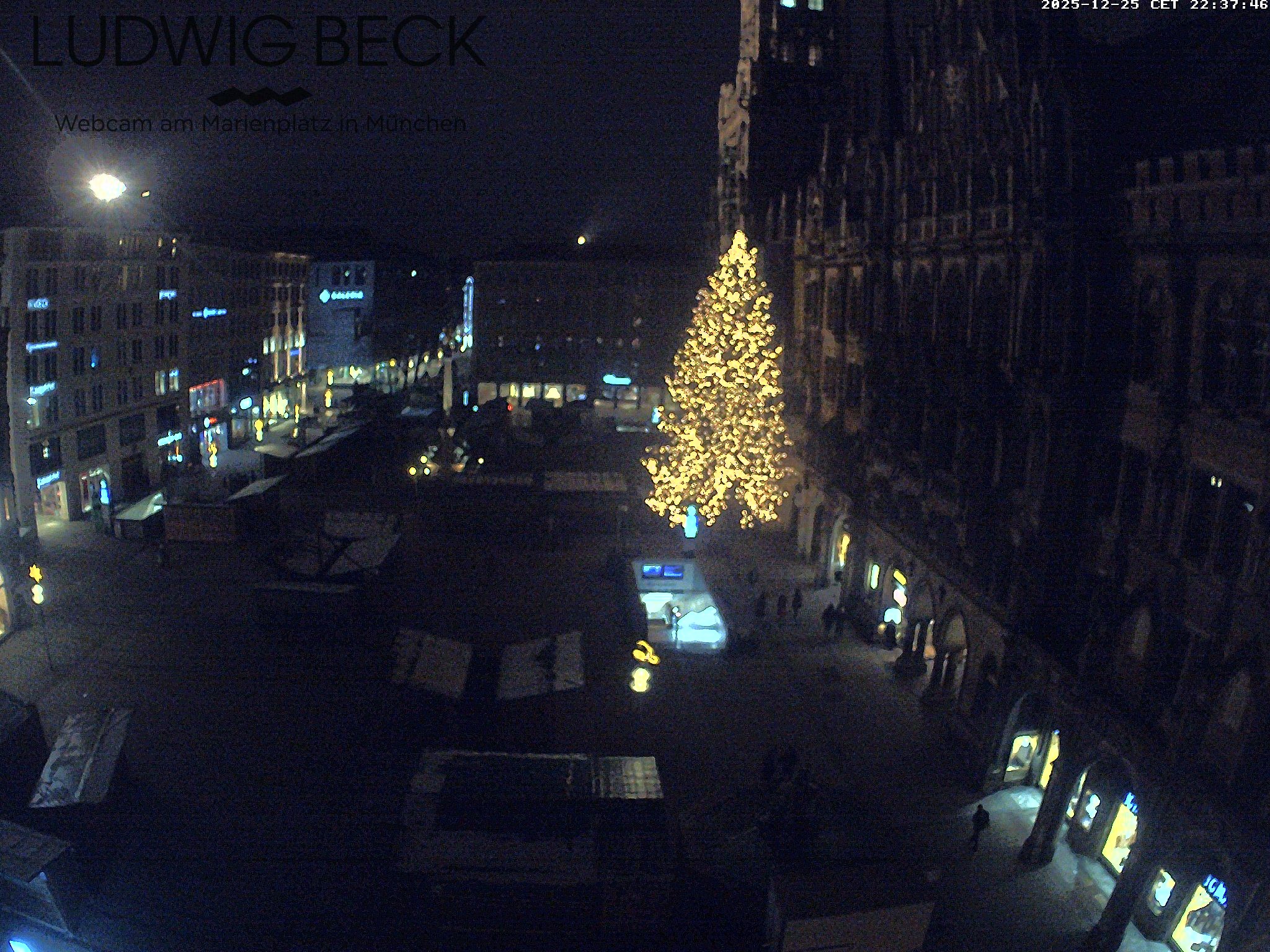Archiv Foto Webcam am Marienplatz München