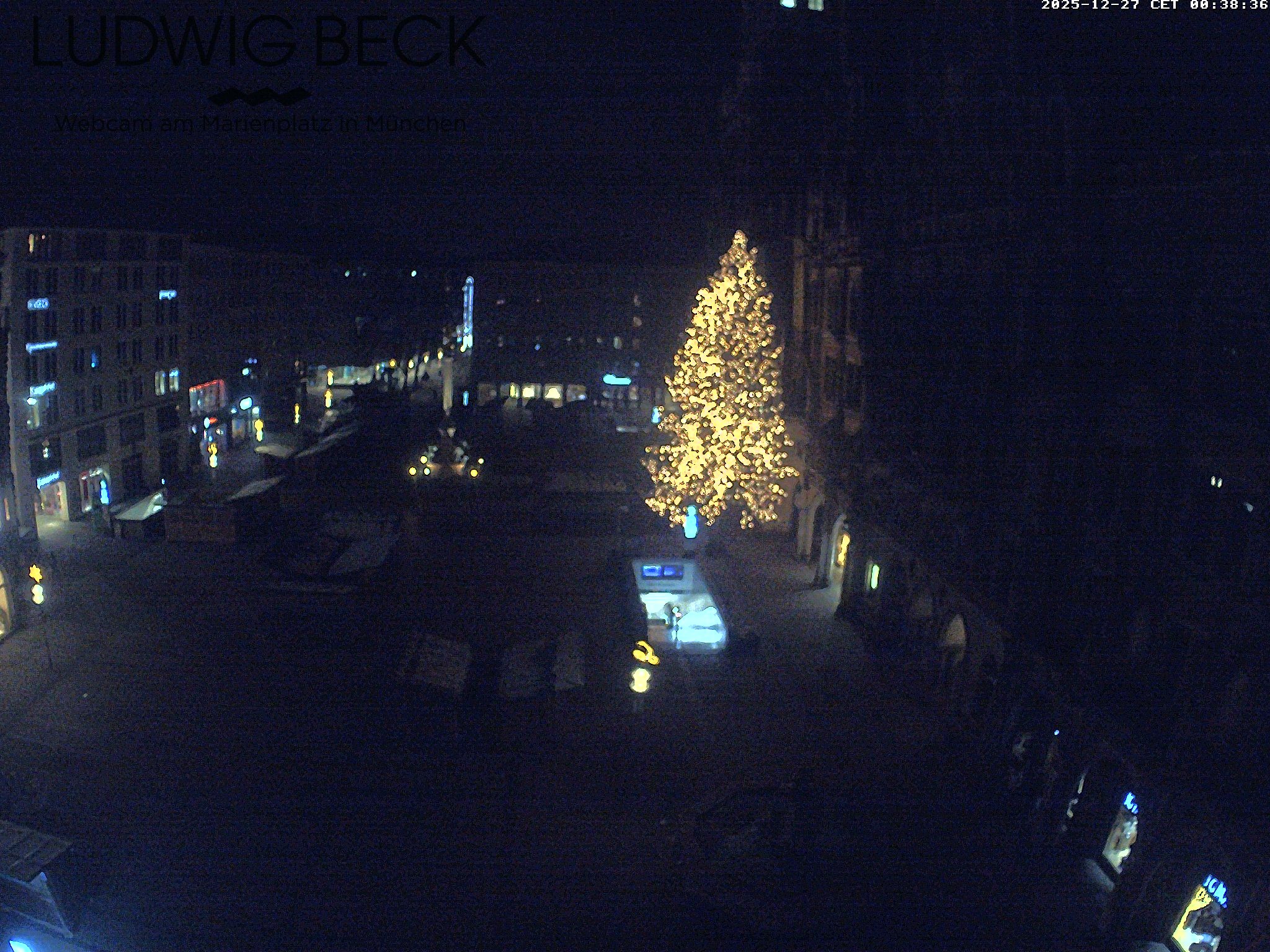 Archiv Foto Webcam am Marienplatz München