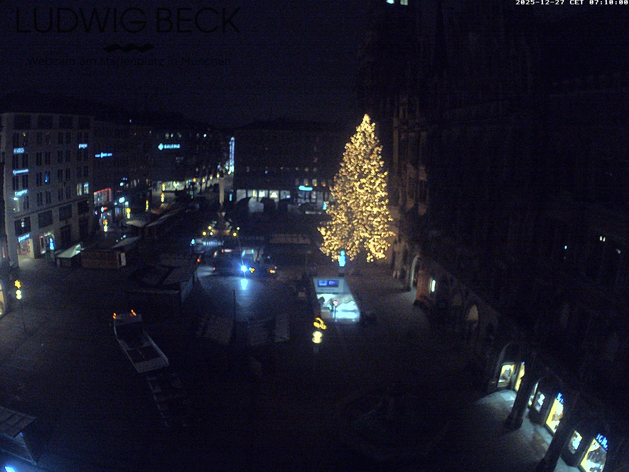 Archiv Foto Webcam am Marienplatz München