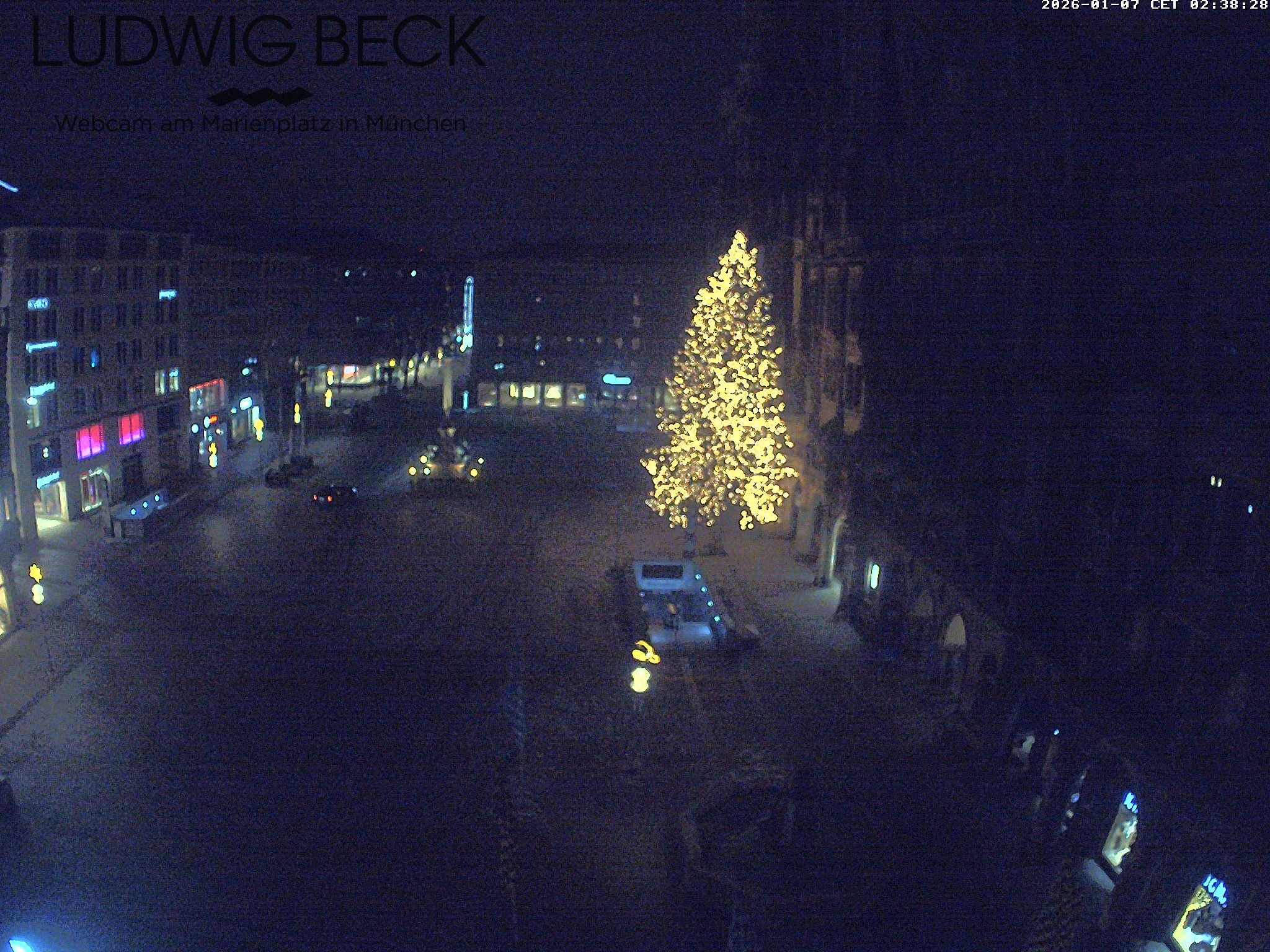 Archived image Webcam at the Marienplatz, Munich
