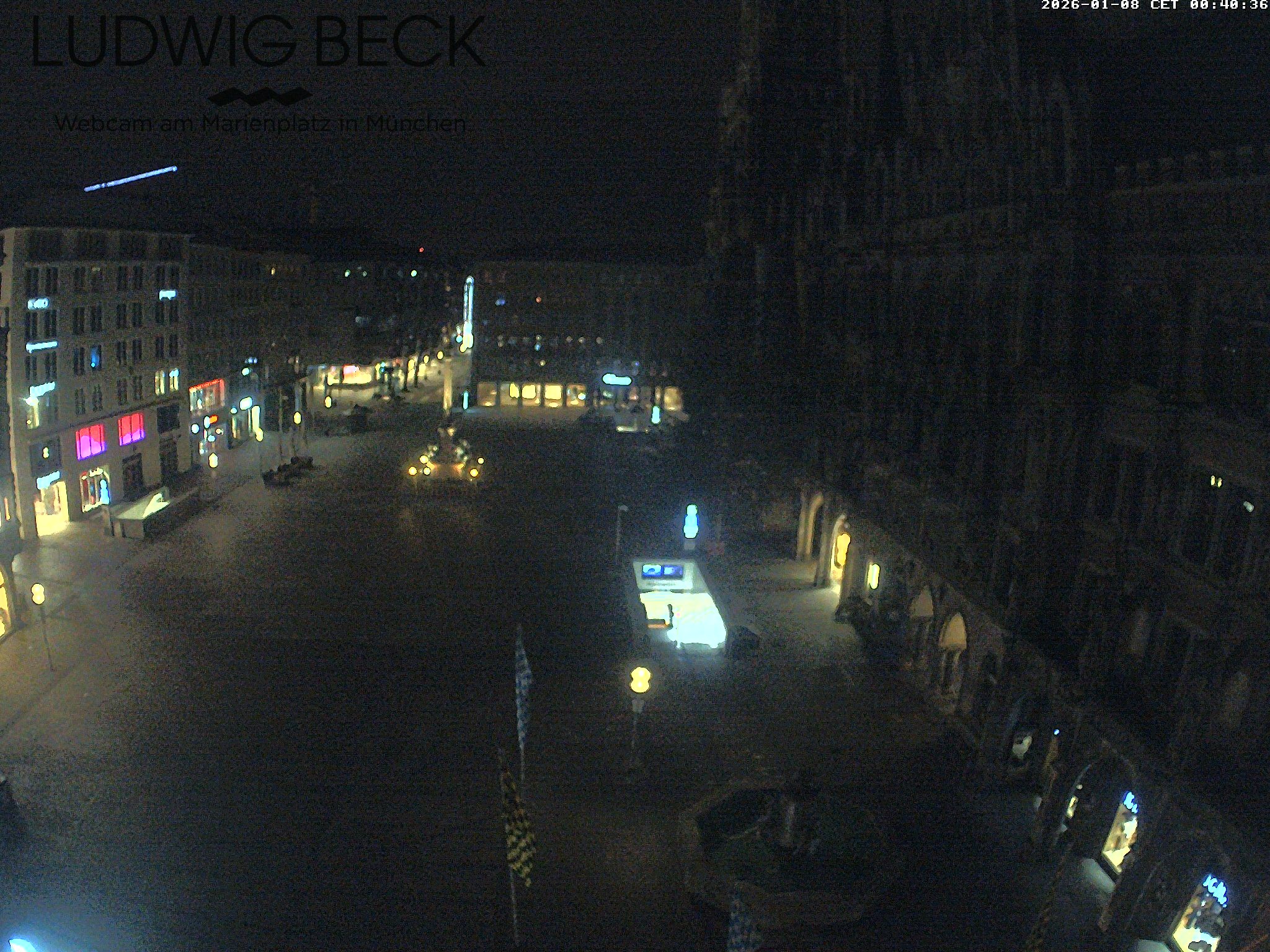 Archiv Foto Webcam am Marienplatz München