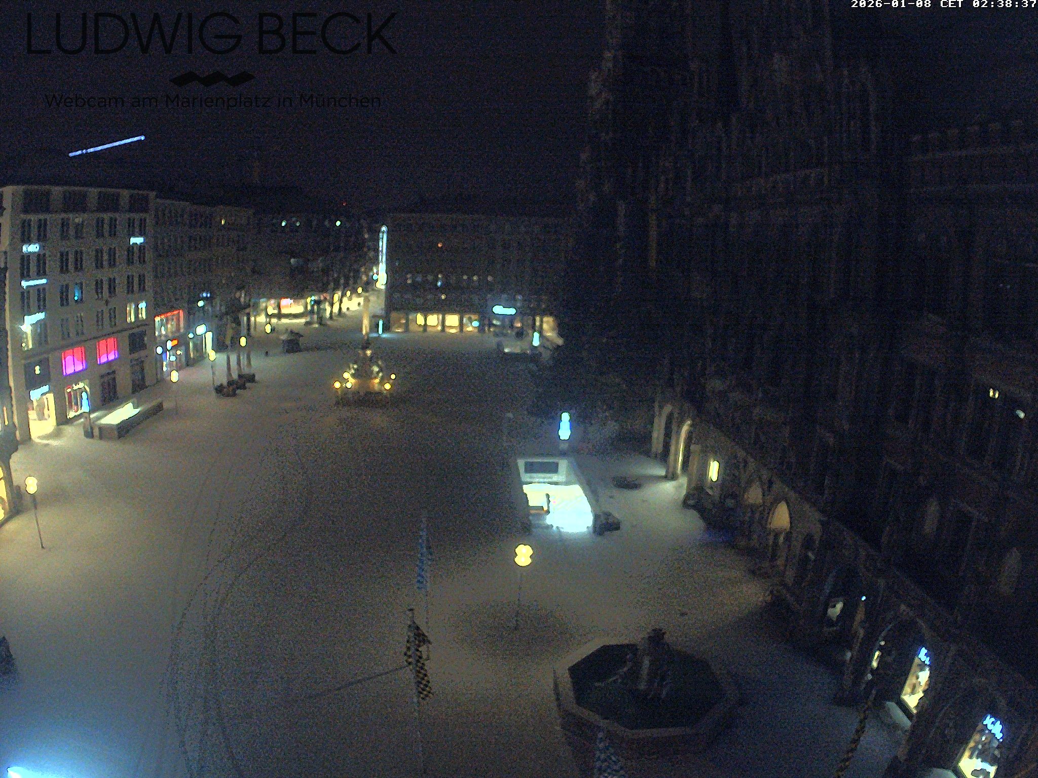 Archiv Foto Webcam am Marienplatz München