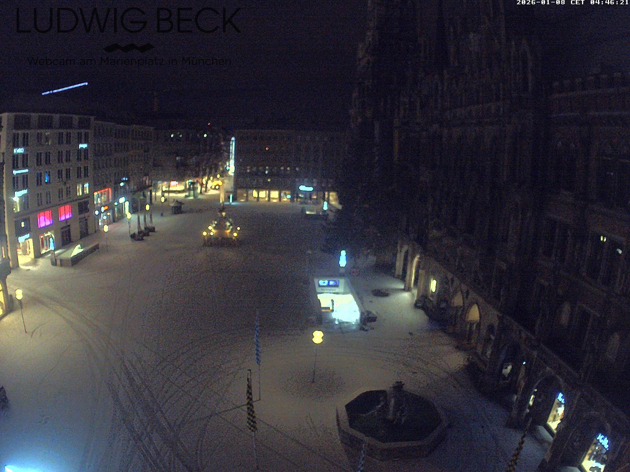 Archiv Foto Webcam am Marienplatz München