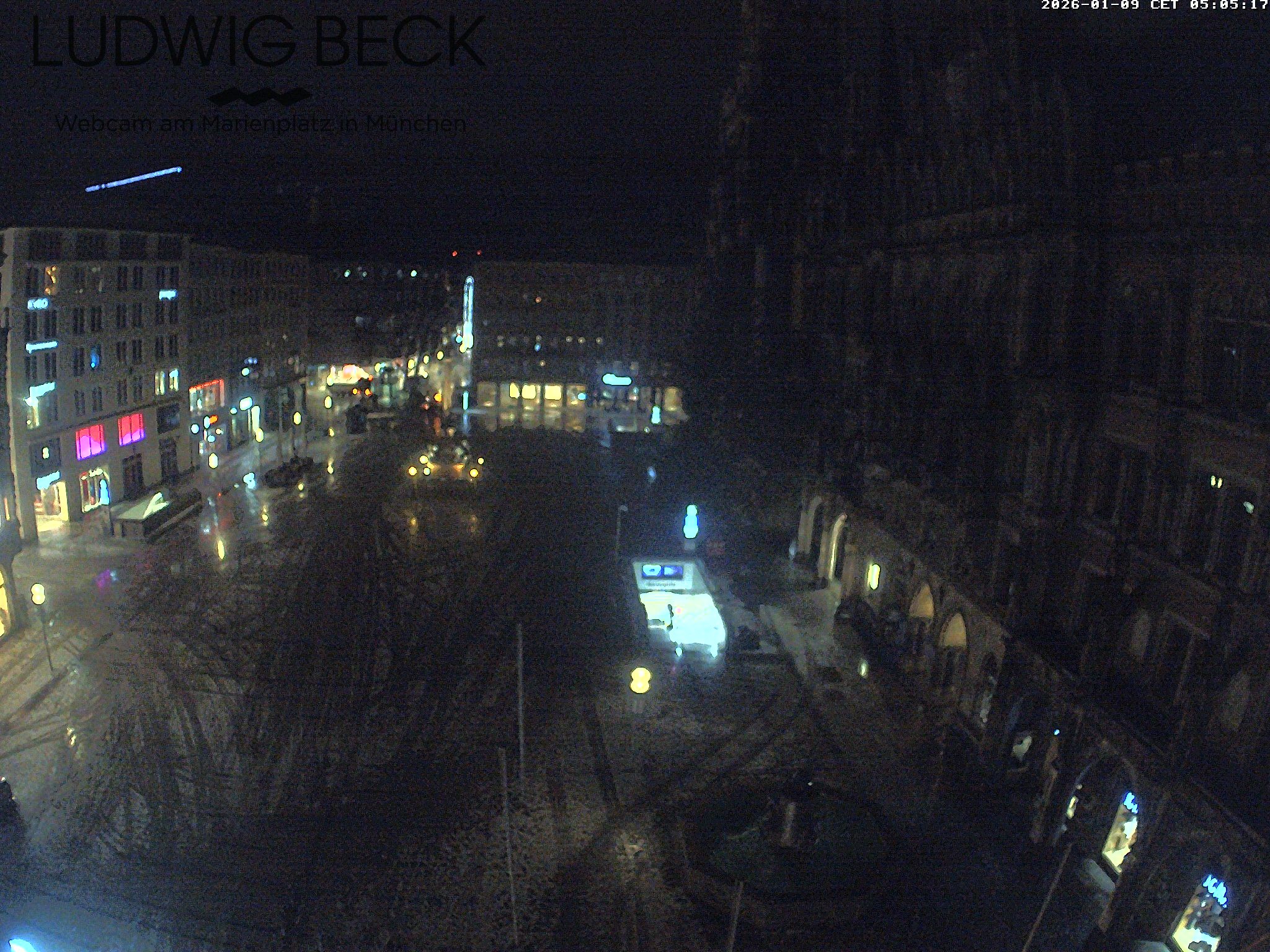 Archiv Foto Webcam am Marienplatz München