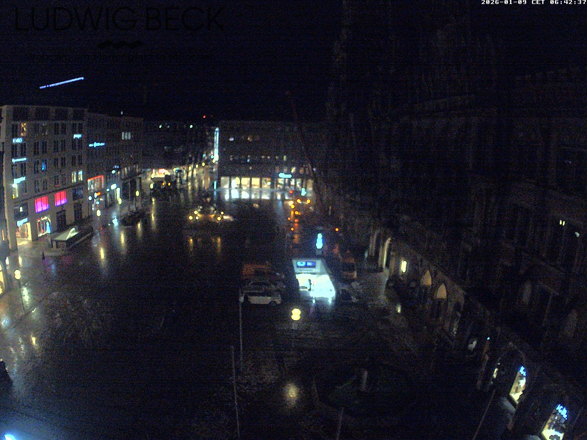 Archiv Foto Webcam am Marienplatz München