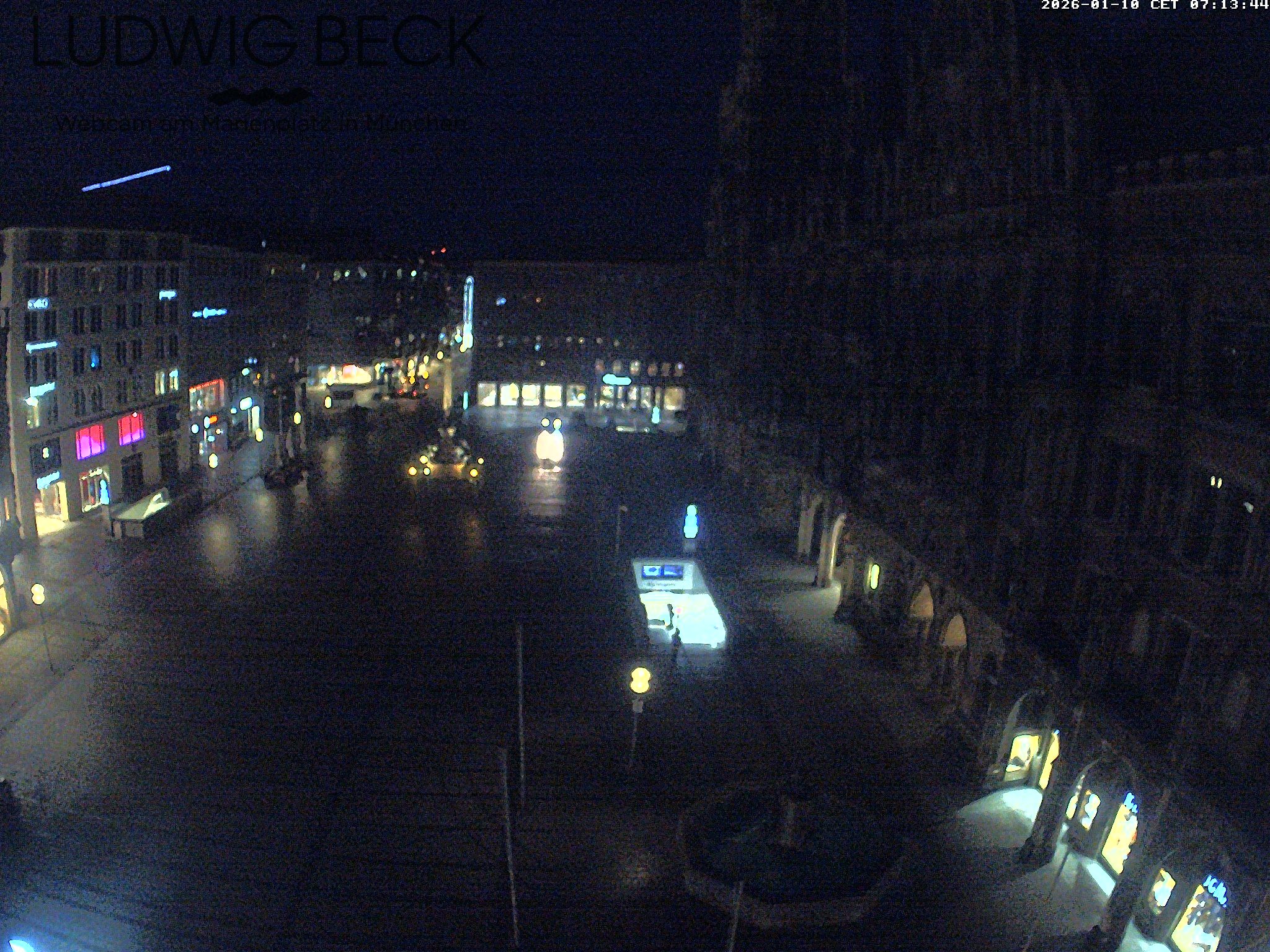 Archiv Foto Webcam am Marienplatz München