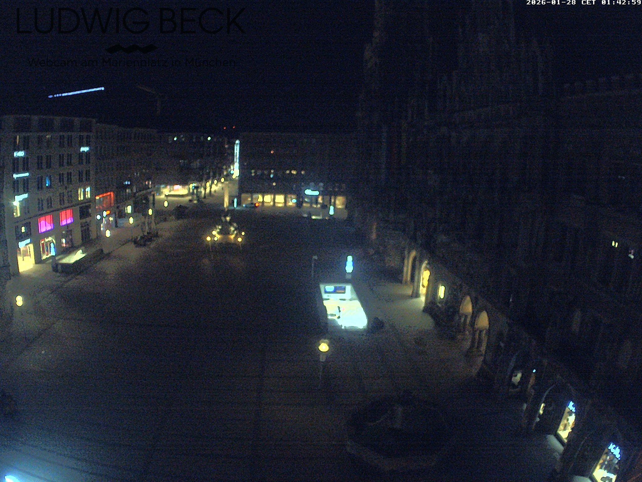 Archived image Webcam at the Marienplatz, Munich