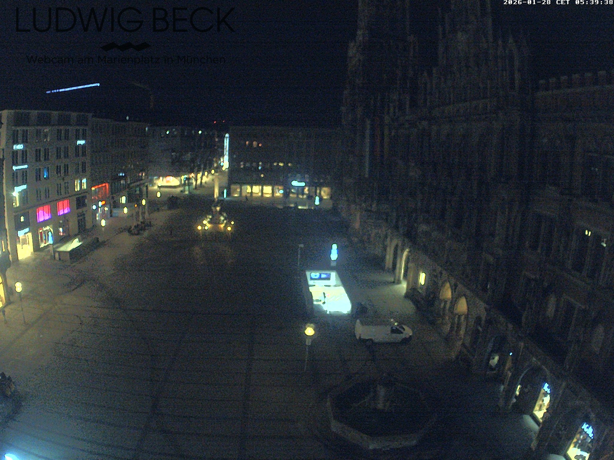 Archived image Webcam at the Marienplatz, Munich