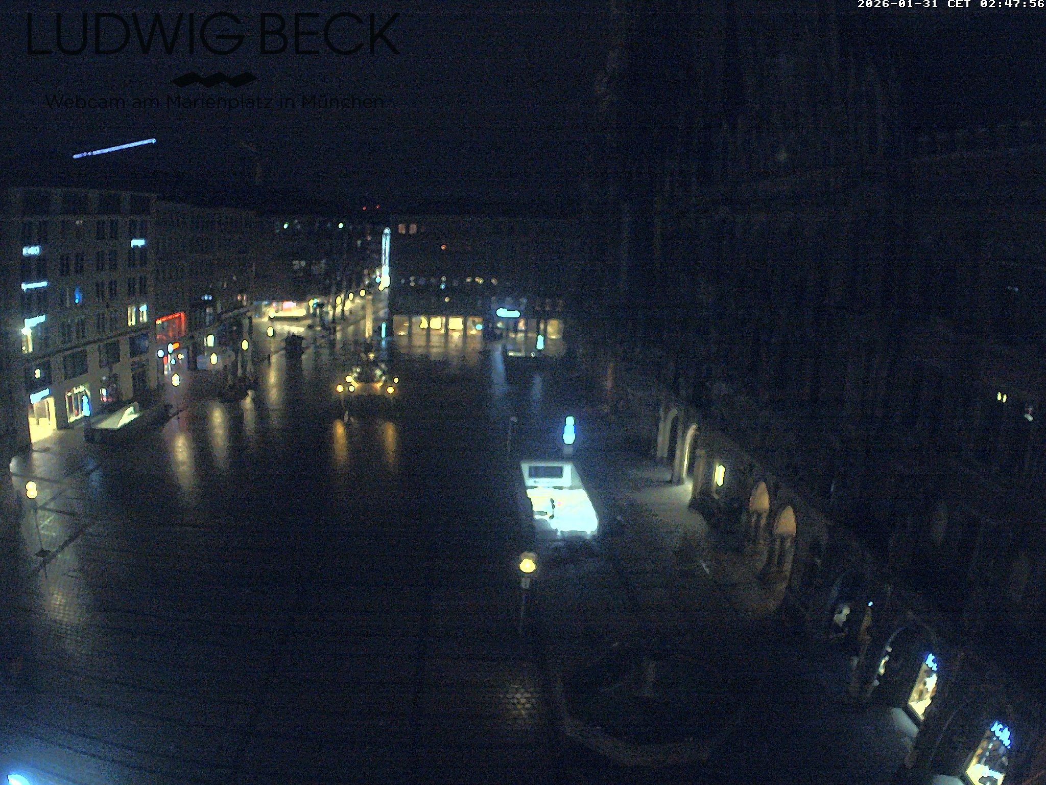 Archiv Foto Webcam am Marienplatz München