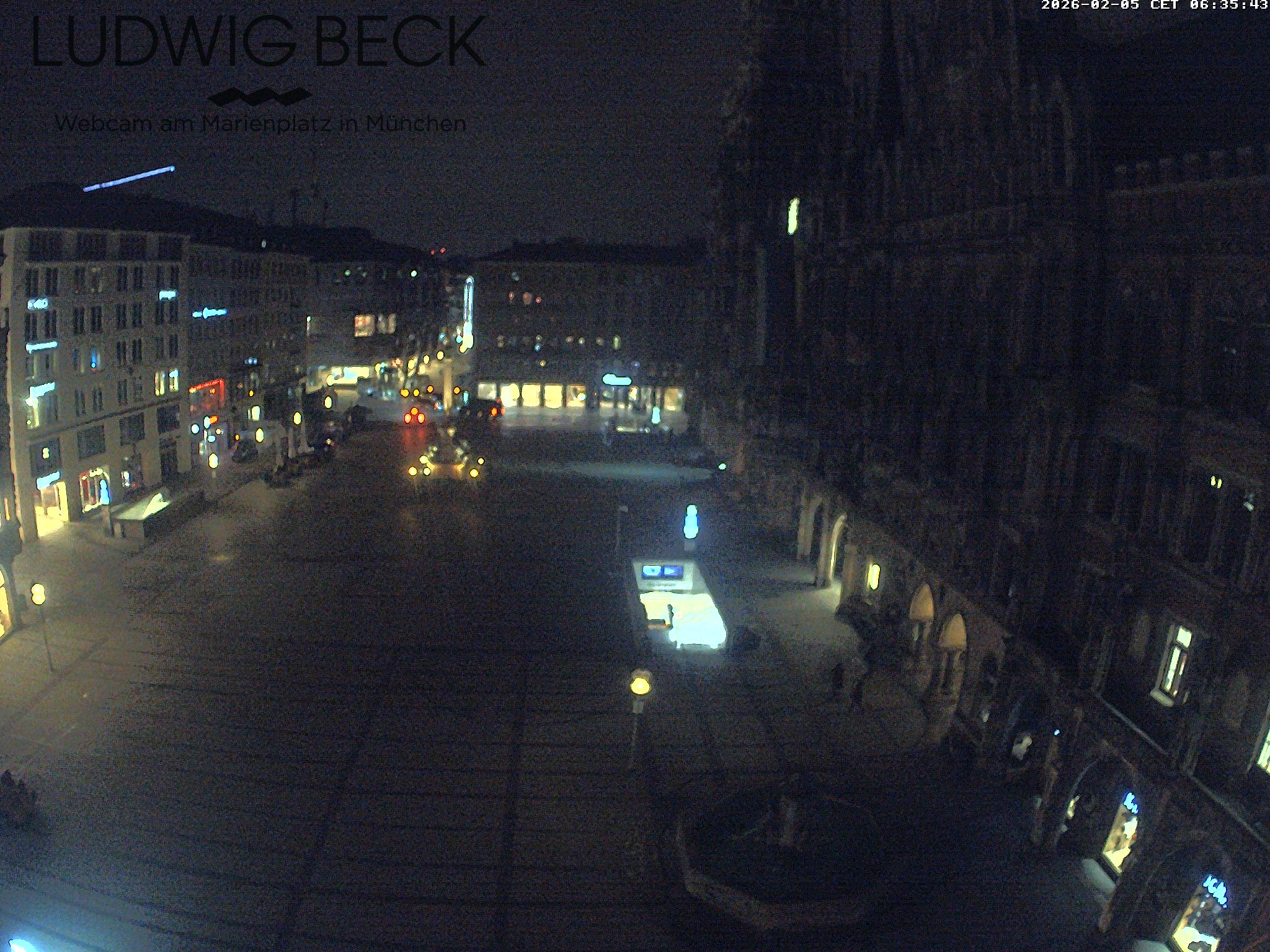 Archived image Webcam at the Marienplatz, Munich