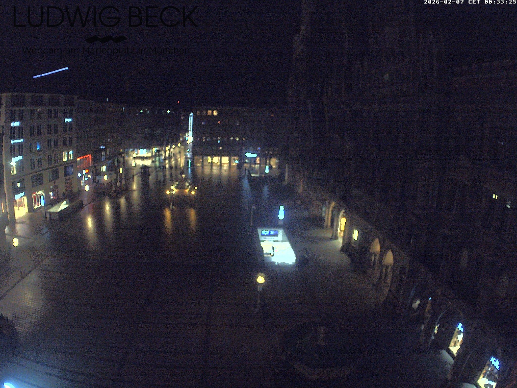 Archiv Foto Webcam am Marienplatz München
