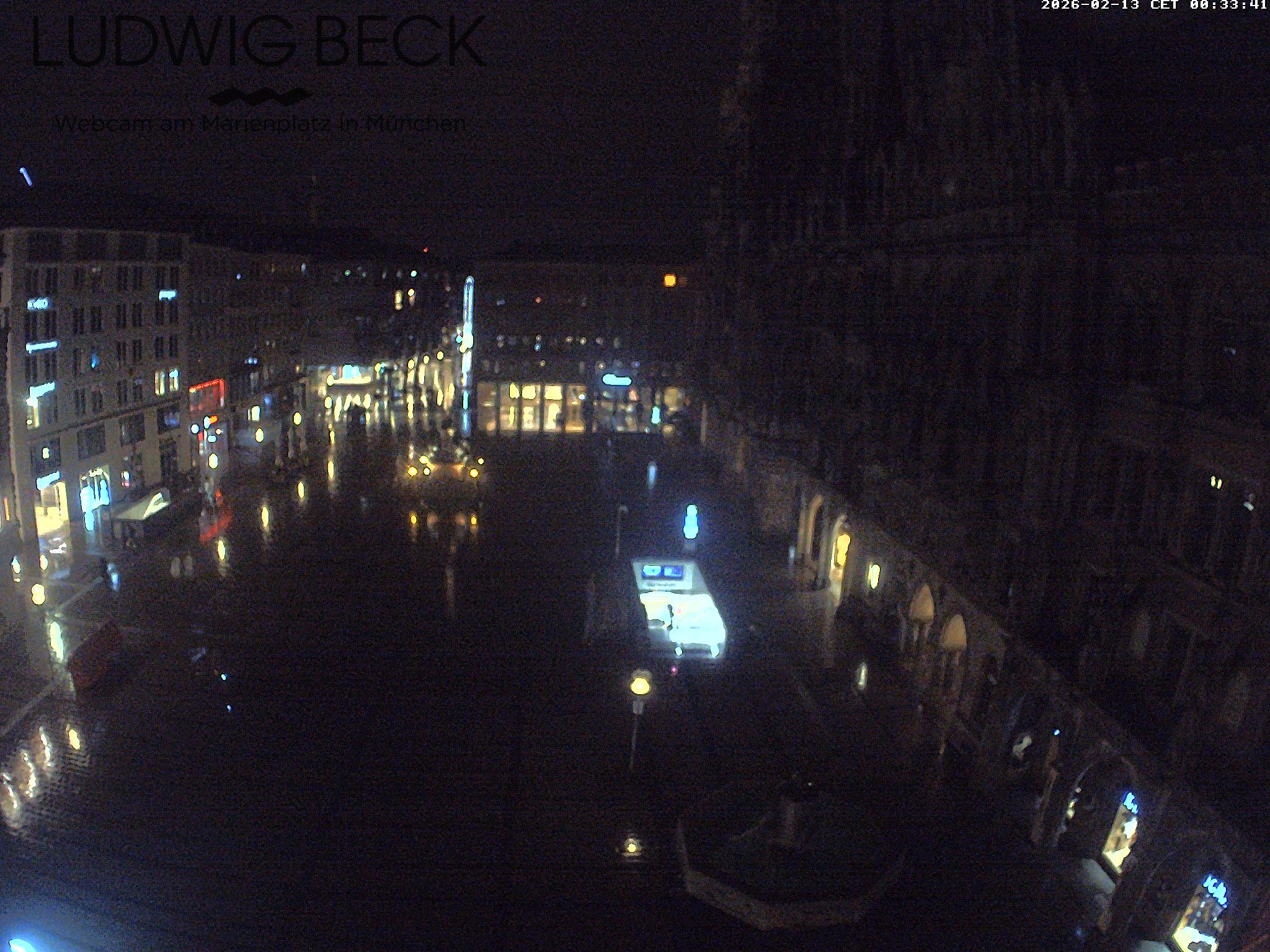 Archiv Foto Webcam am Marienplatz München
