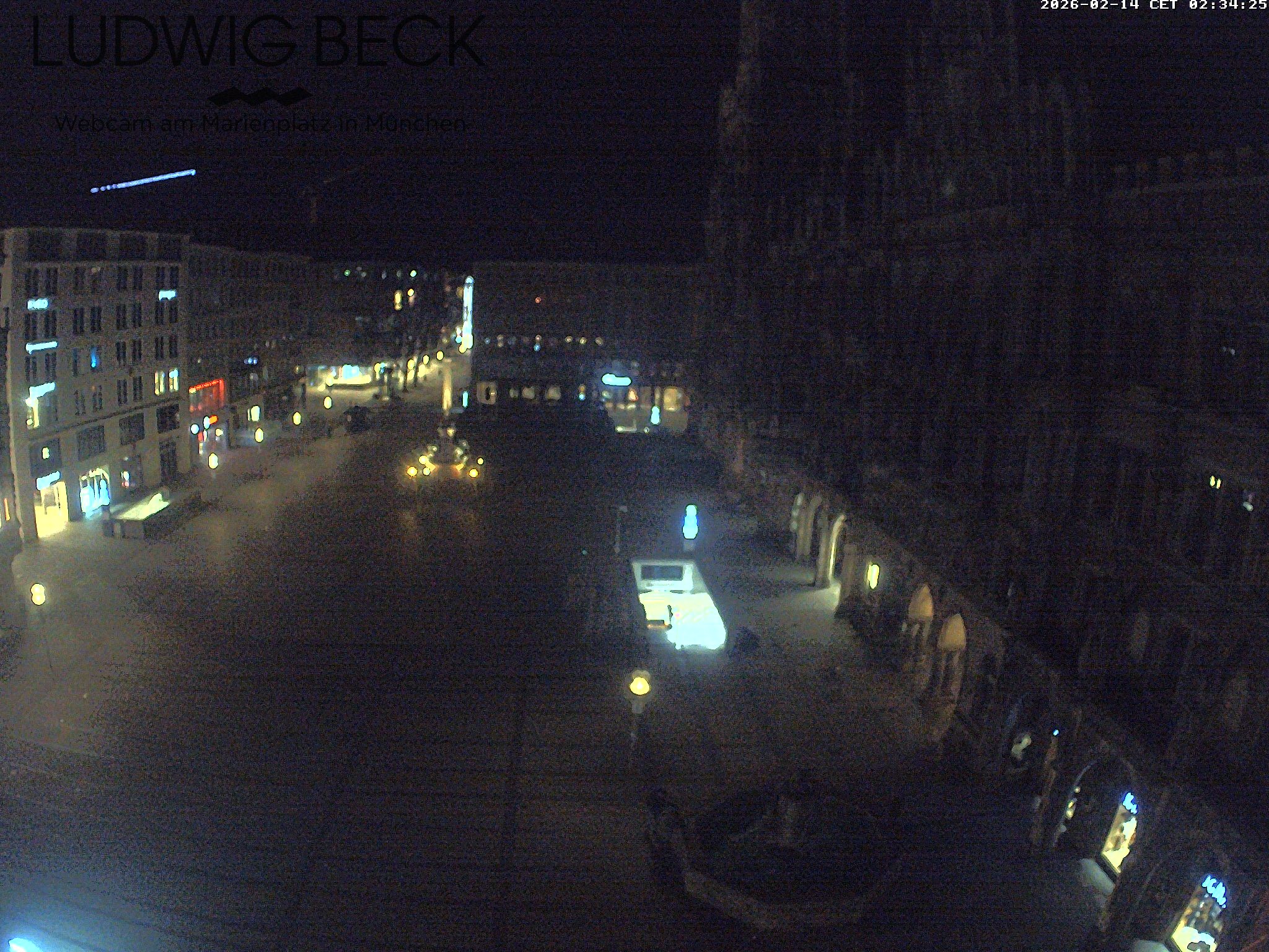 Archiv Foto Webcam am Marienplatz München