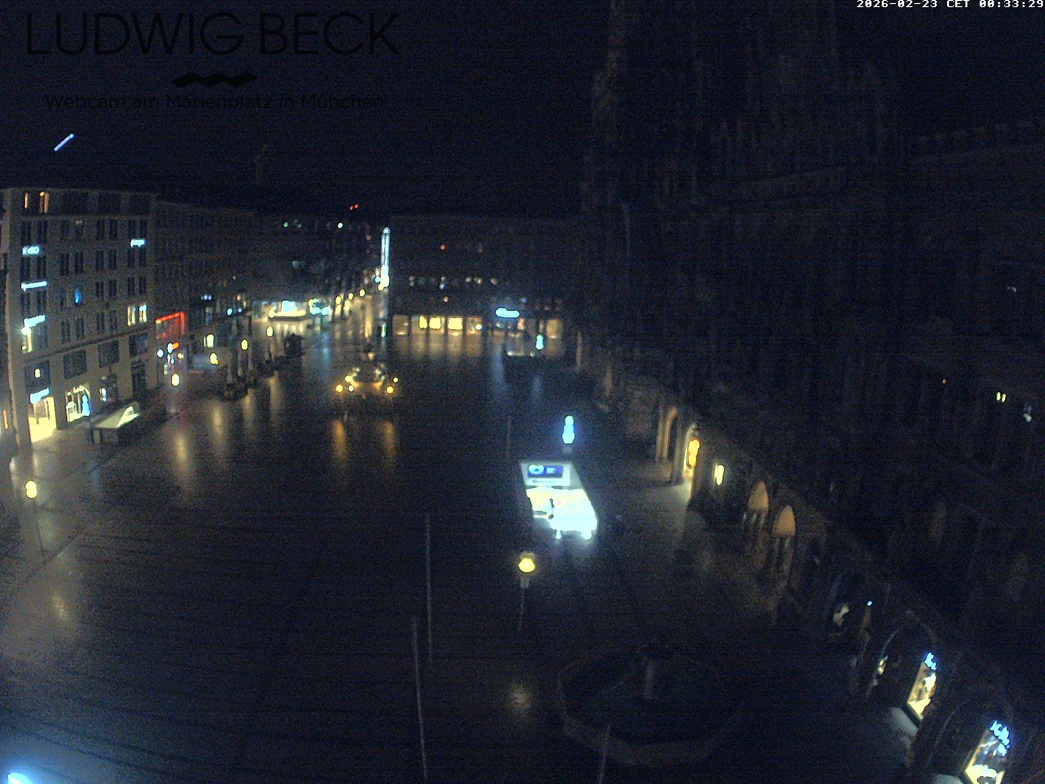 Archived image Webcam at the Marienplatz, Munich