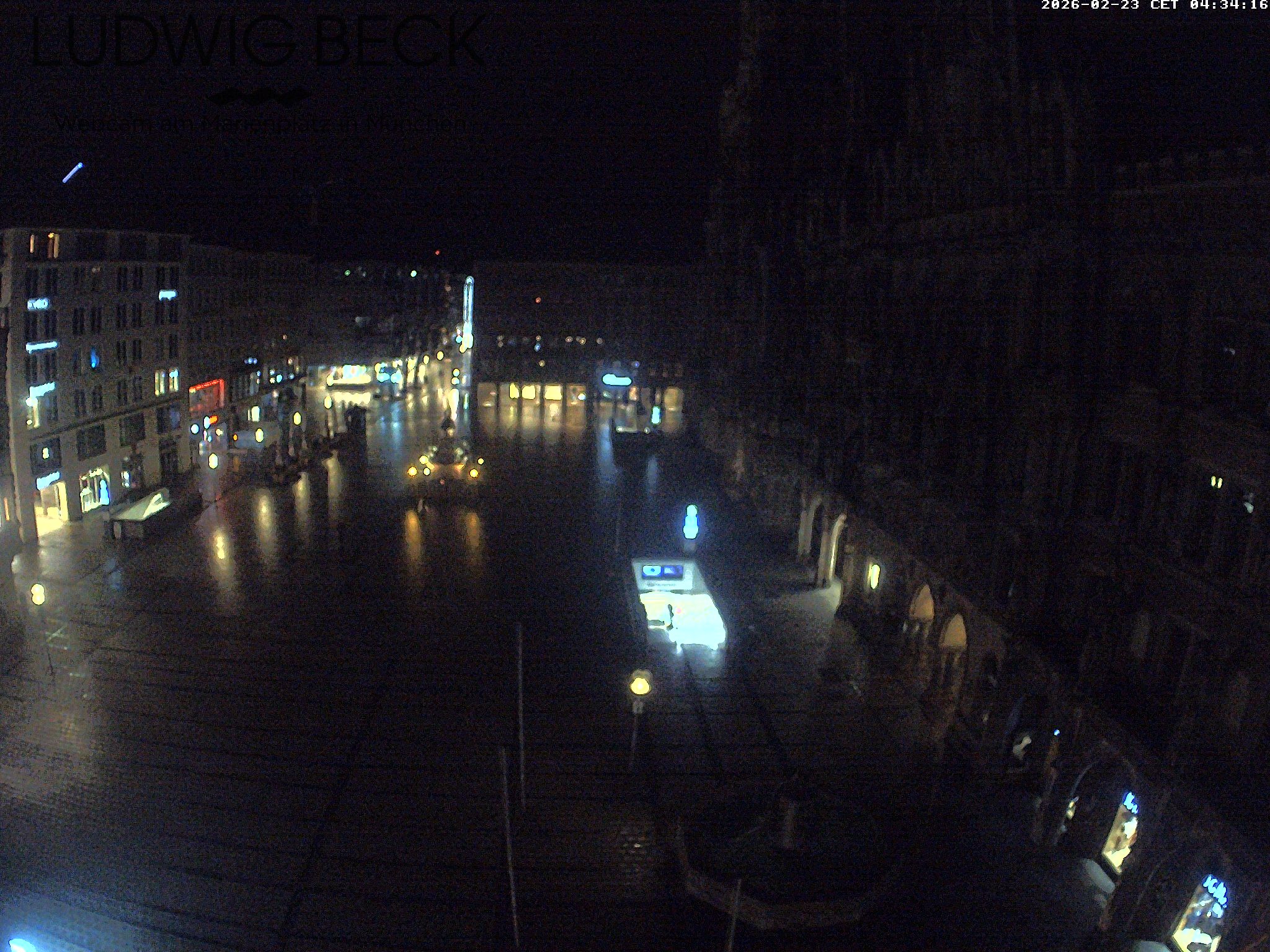 Archived image Webcam at the Marienplatz, Munich
