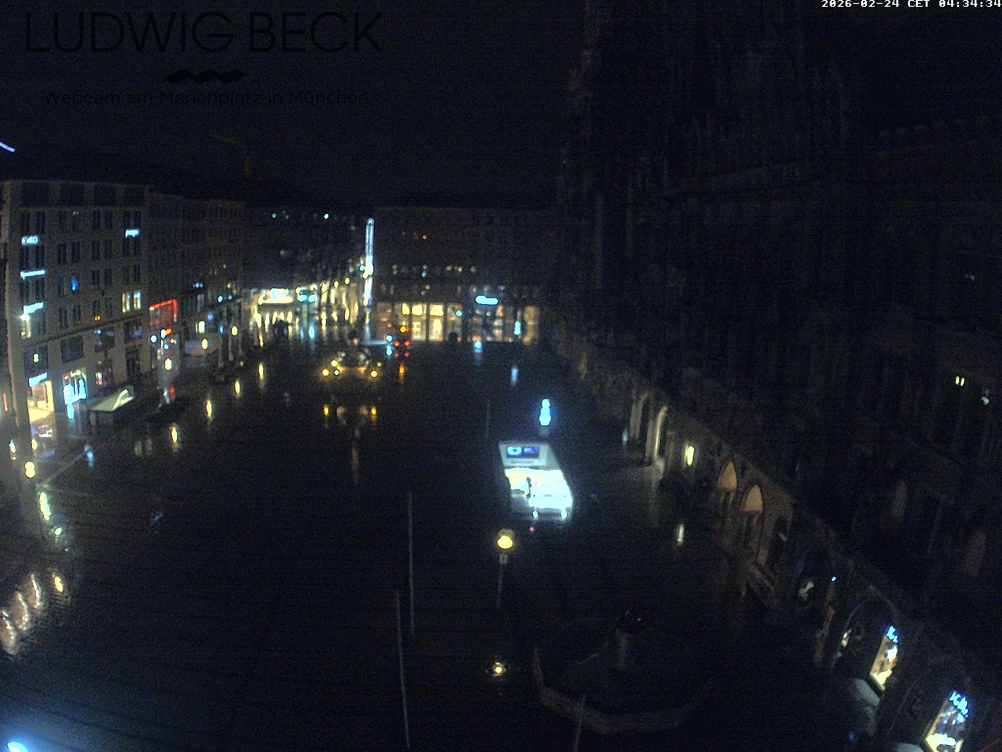 Archived image Webcam at the Marienplatz, Munich