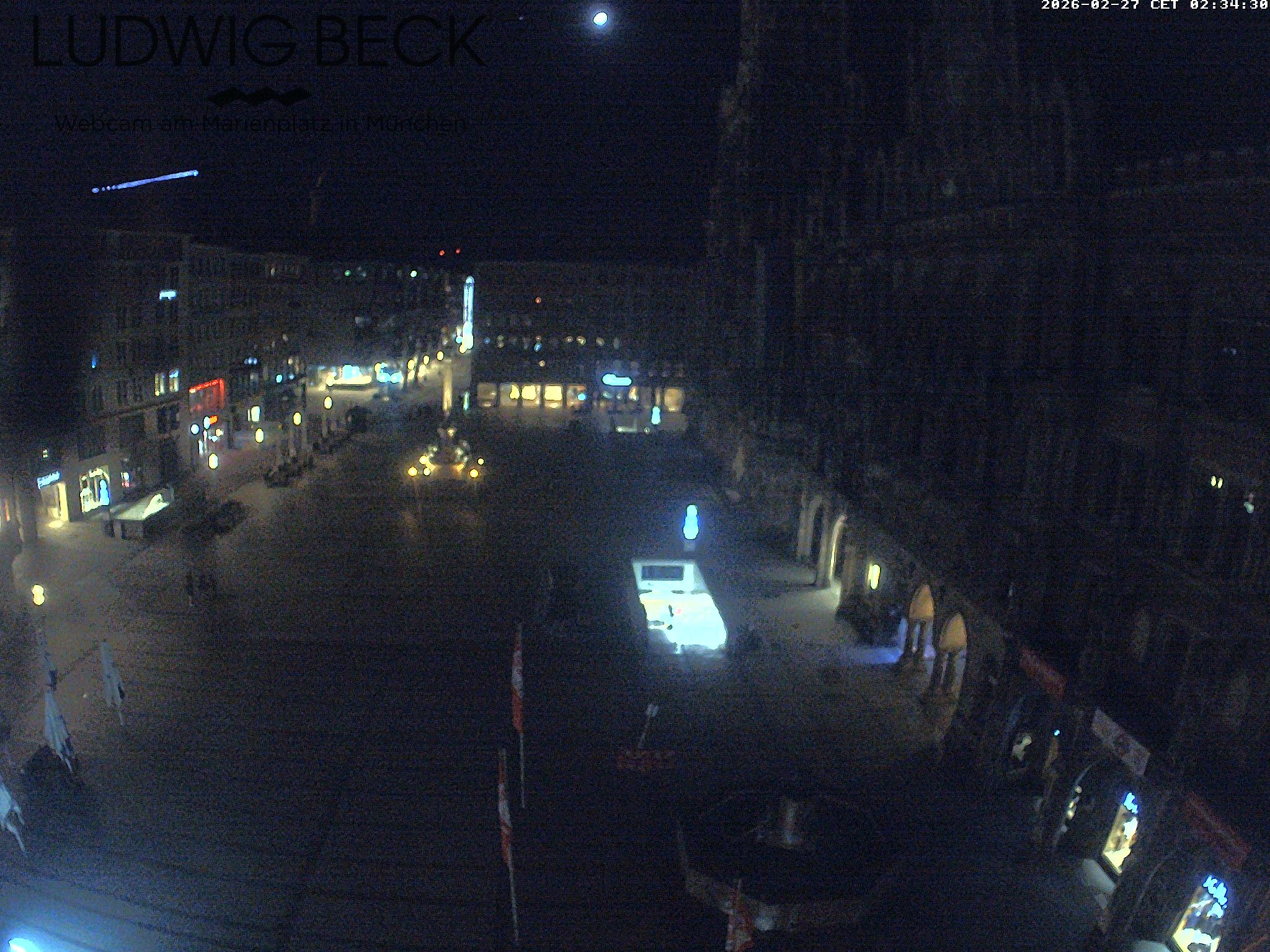 Archived image Webcam at the Marienplatz, Munich
