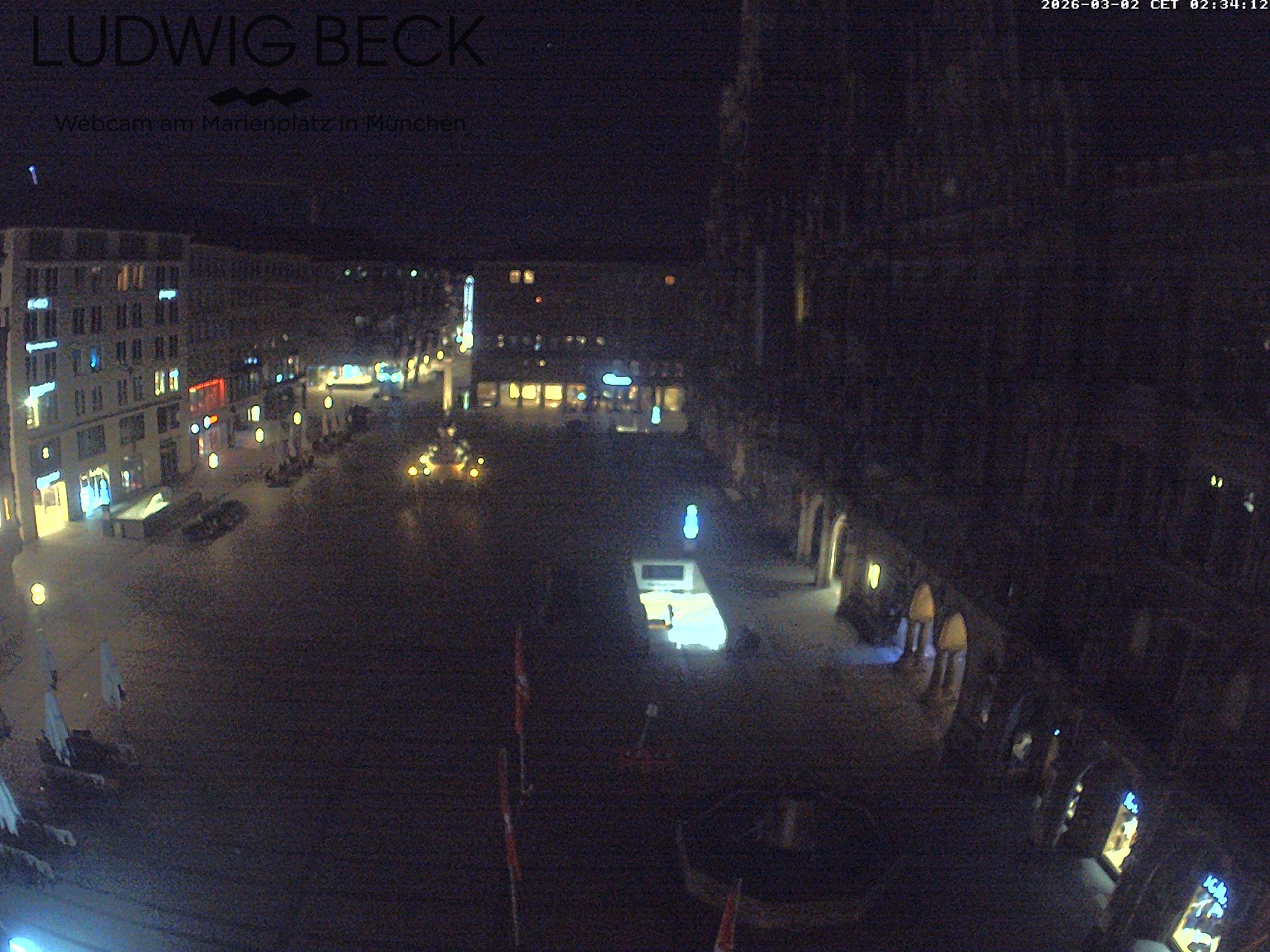 Archived image Webcam at the Marienplatz, Munich