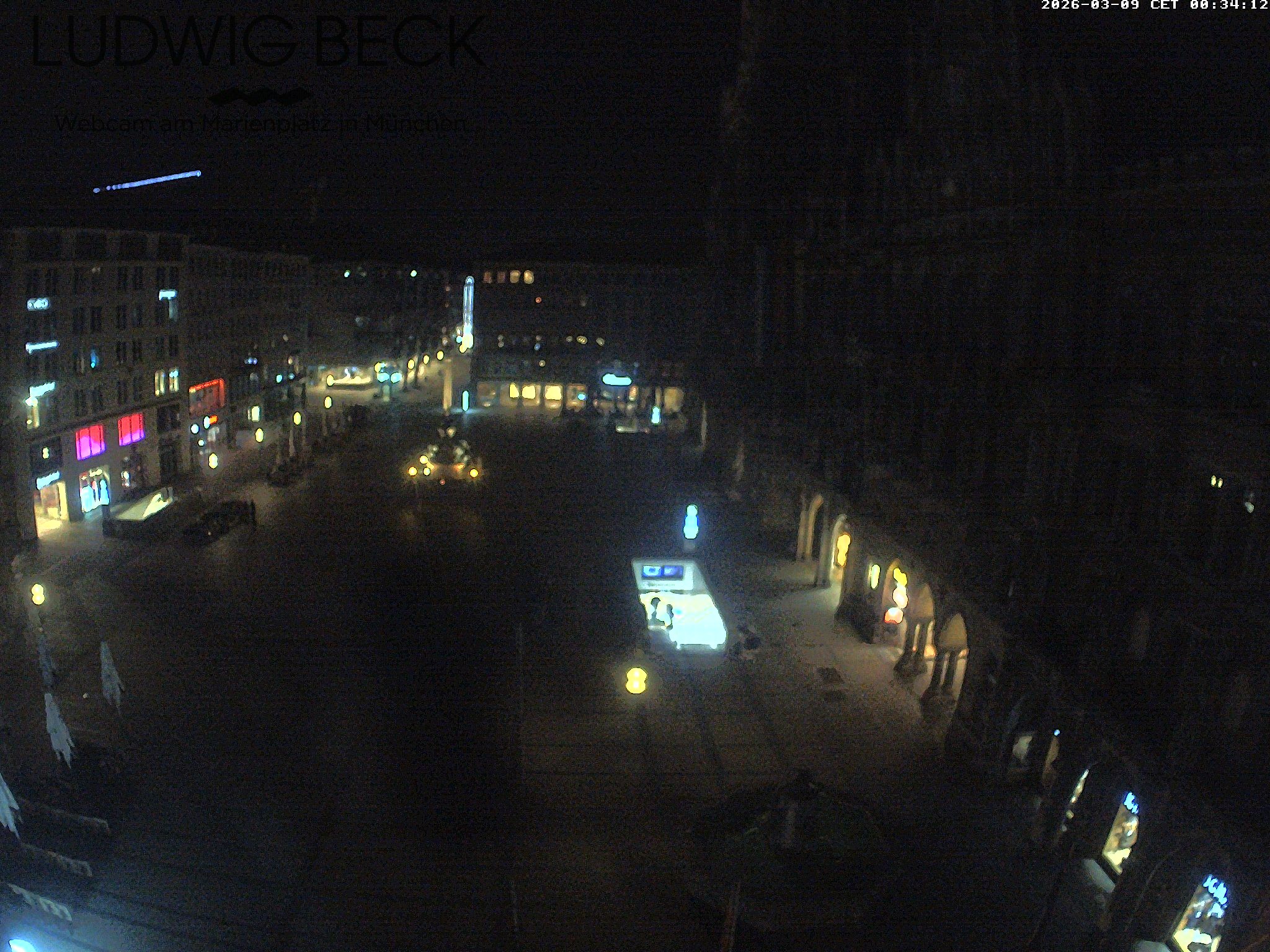 Archiv Foto Webcam am Marienplatz München
