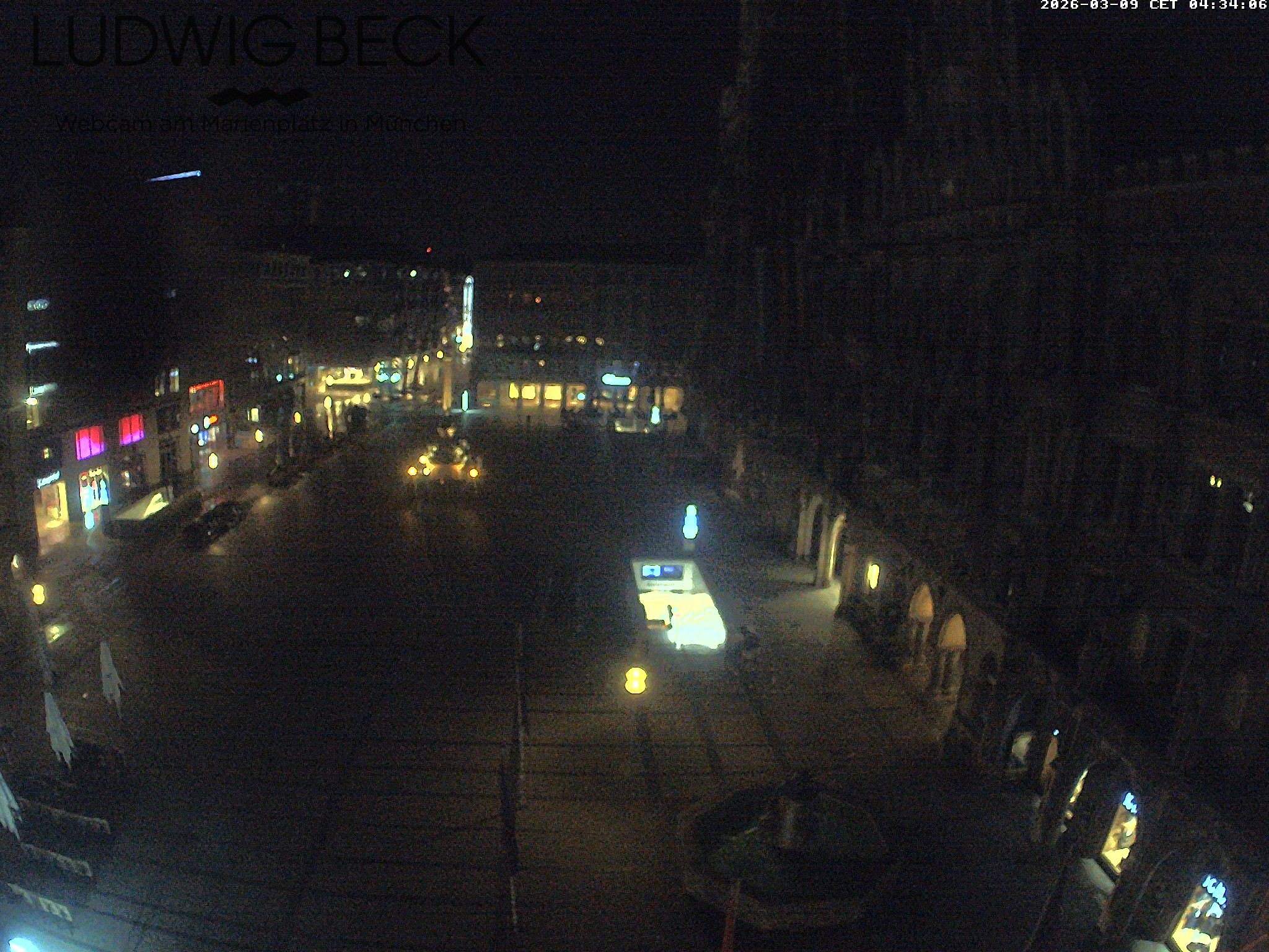 Archiv Foto Webcam am Marienplatz München