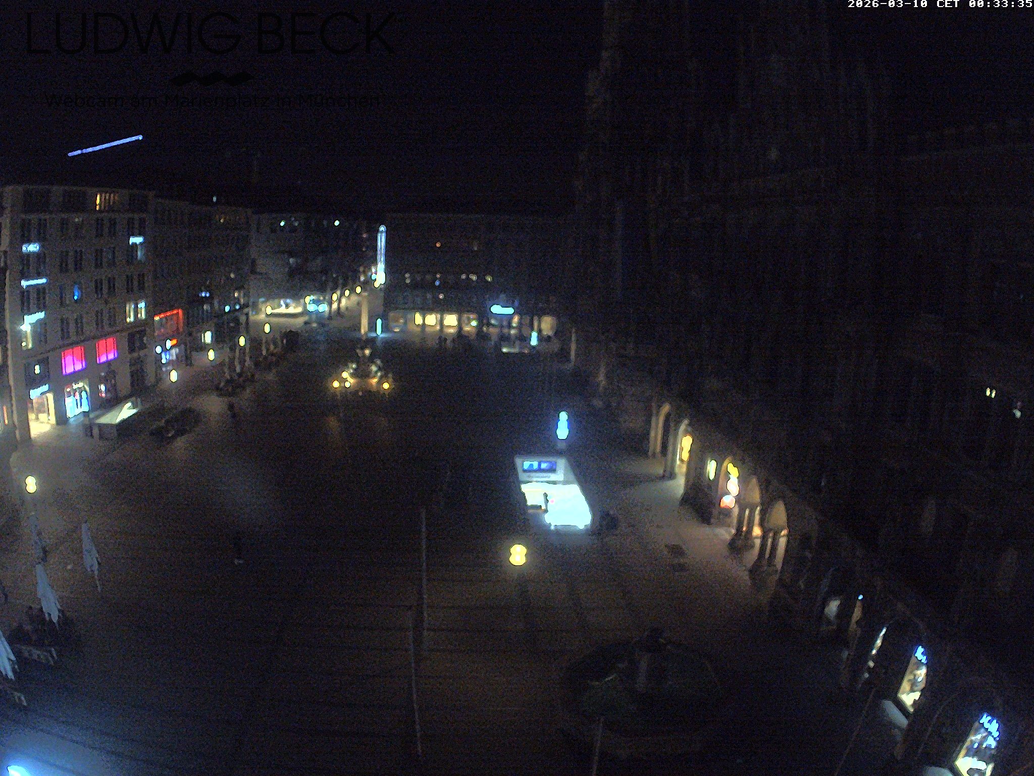 Archived image Webcam at the Marienplatz, Munich
