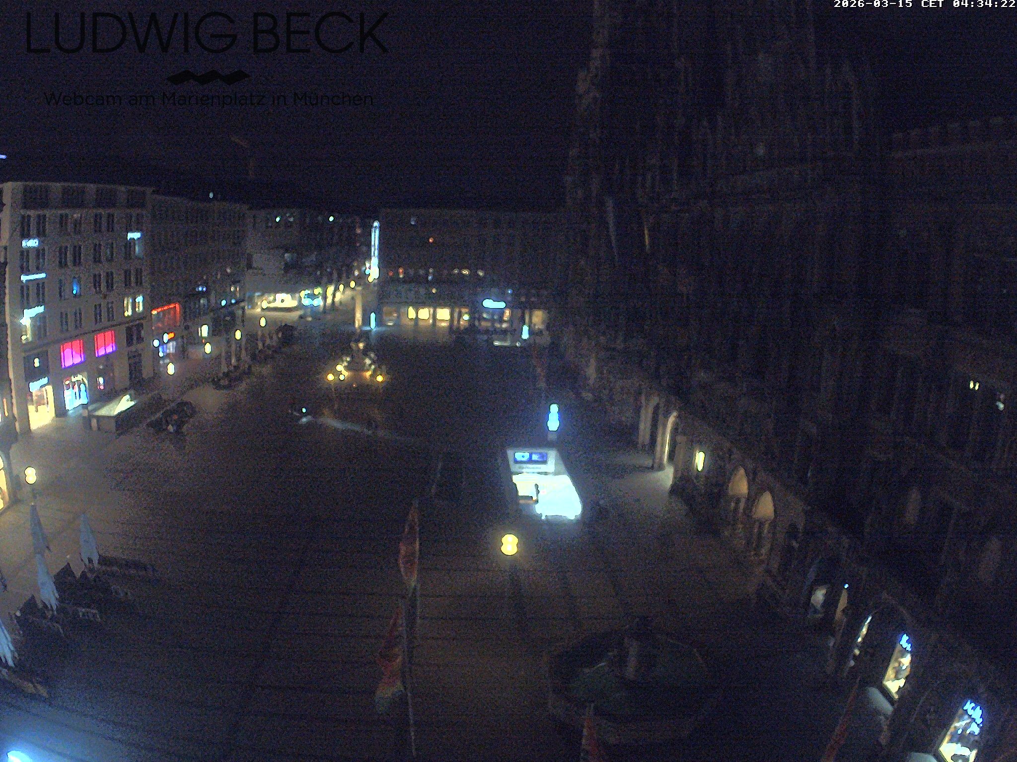 Archived image Webcam at the Marienplatz, Munich