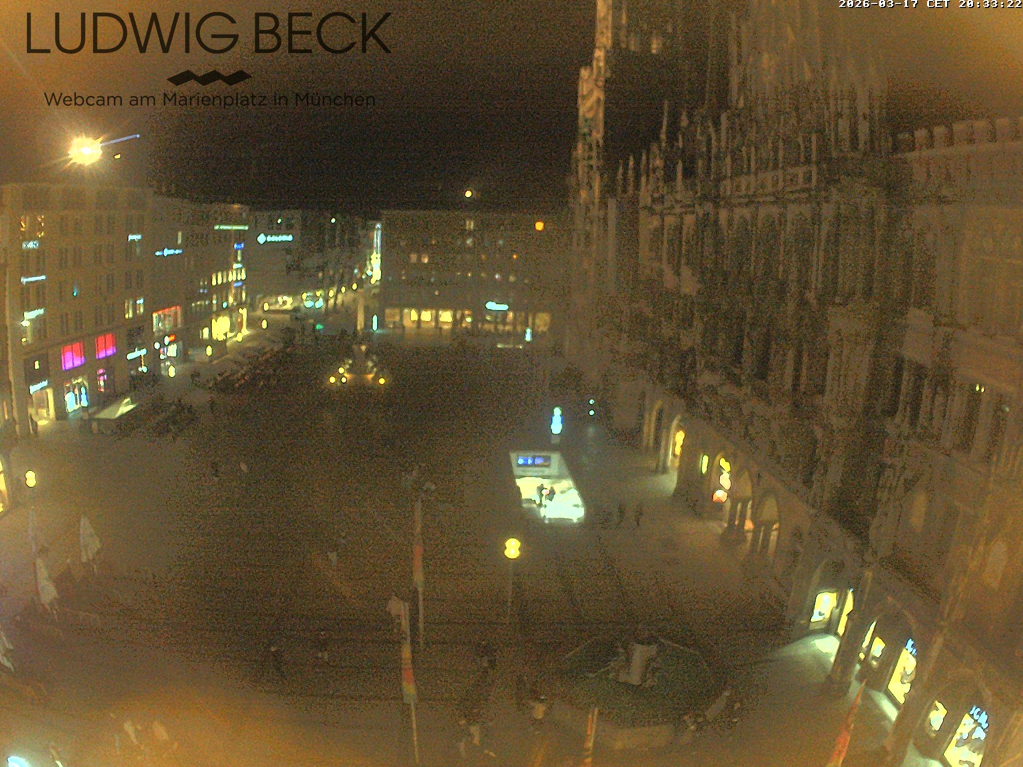 Archiv Foto Webcam am Marienplatz München
