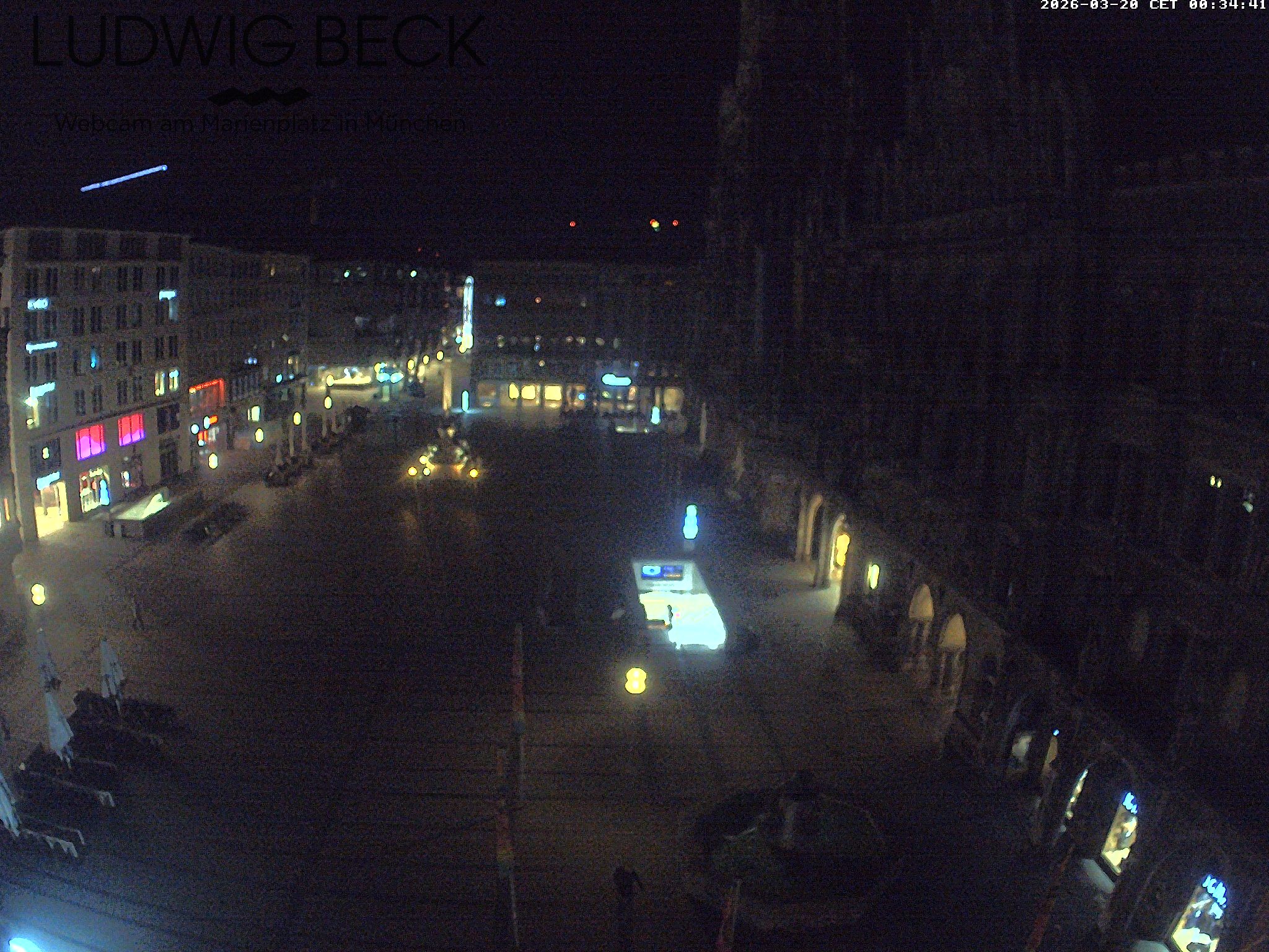 Archiv Foto Webcam am Marienplatz München