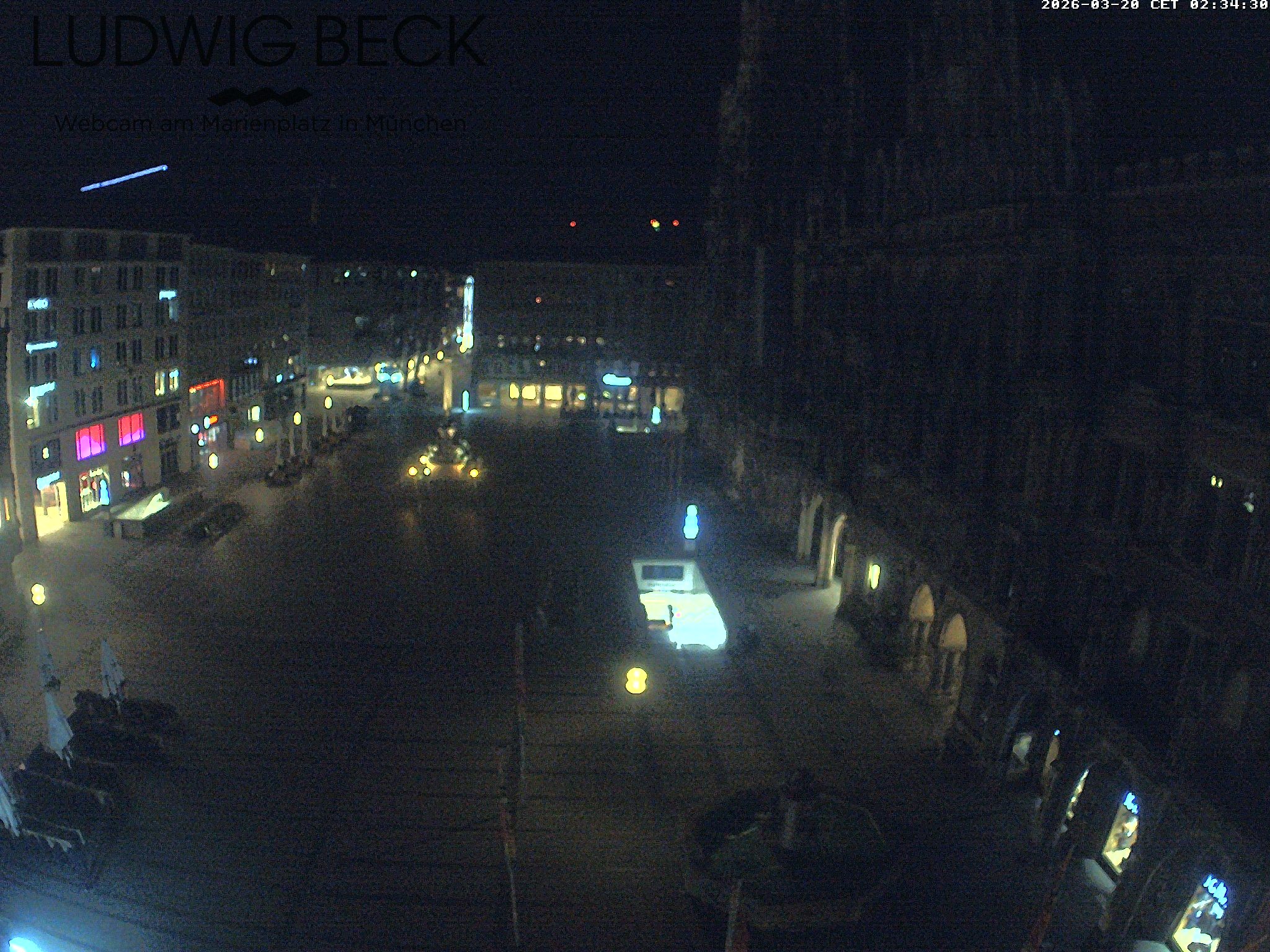Archiv Foto Webcam am Marienplatz München