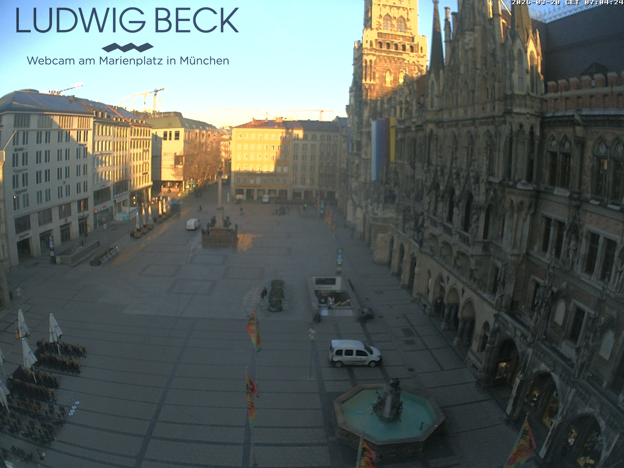 Archiv Foto Webcam am Marienplatz München