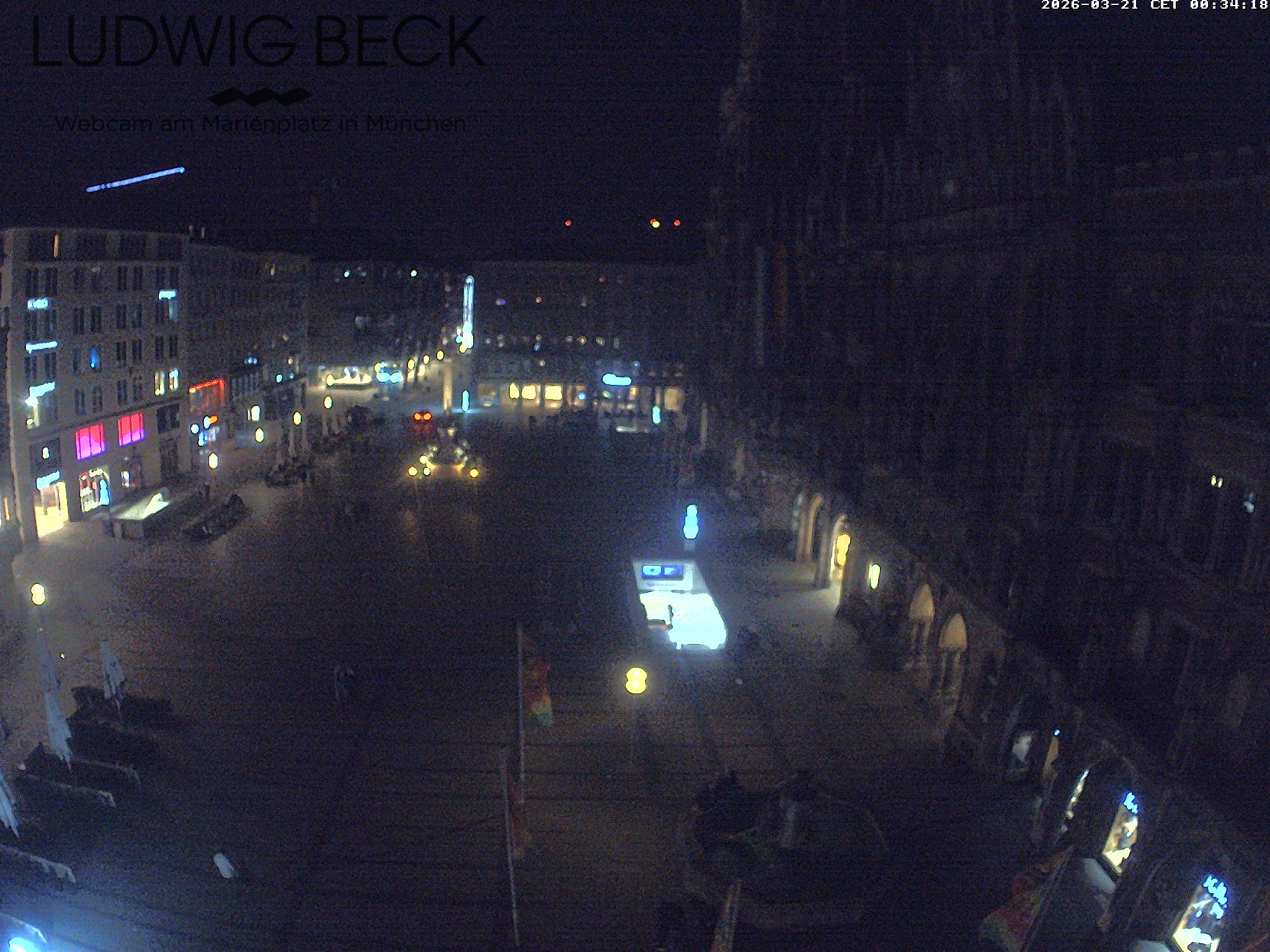 Archiv Foto Webcam am Marienplatz München