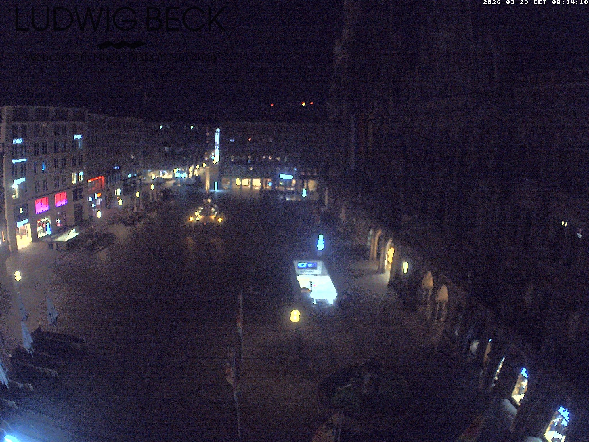 Archived image Webcam at the Marienplatz, Munich