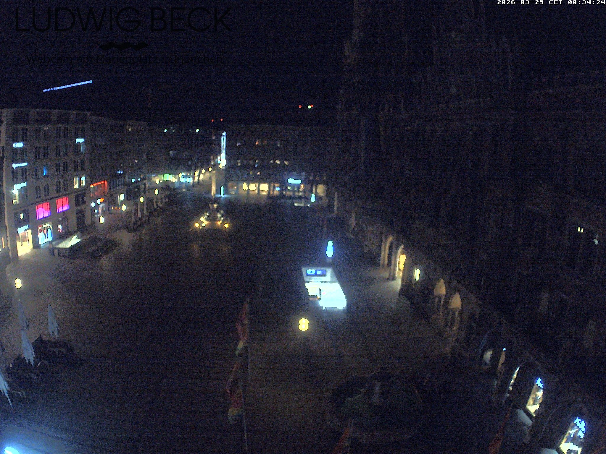 Archived image Webcam at the Marienplatz, Munich