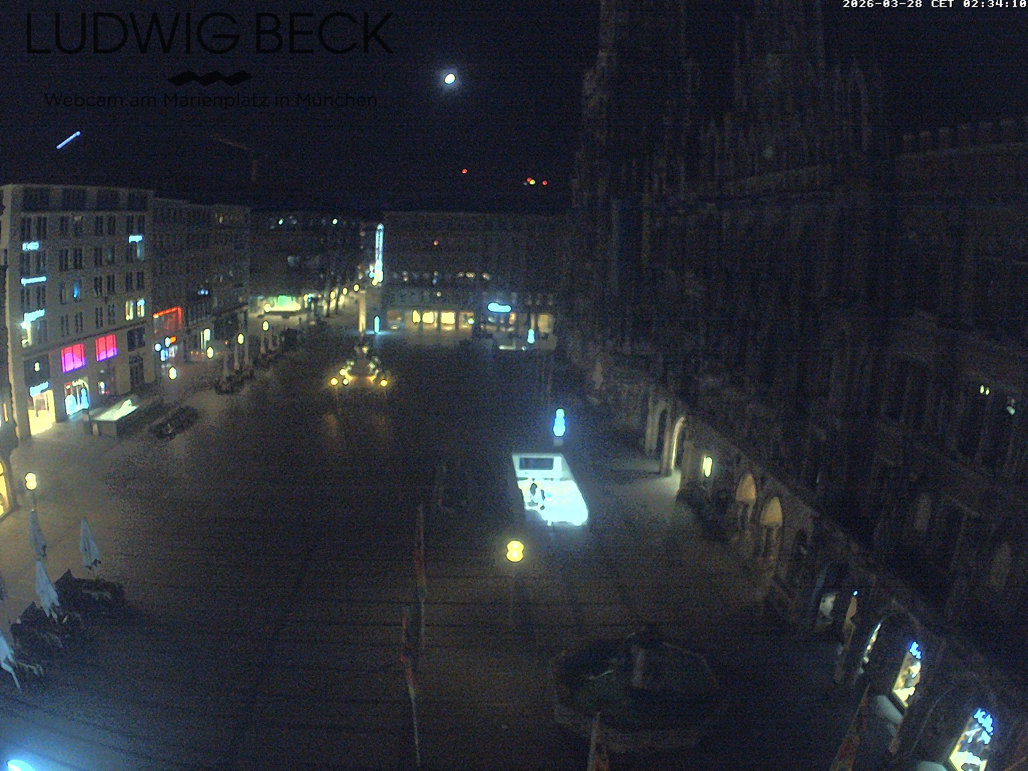 Archiv Foto Webcam am Marienplatz München