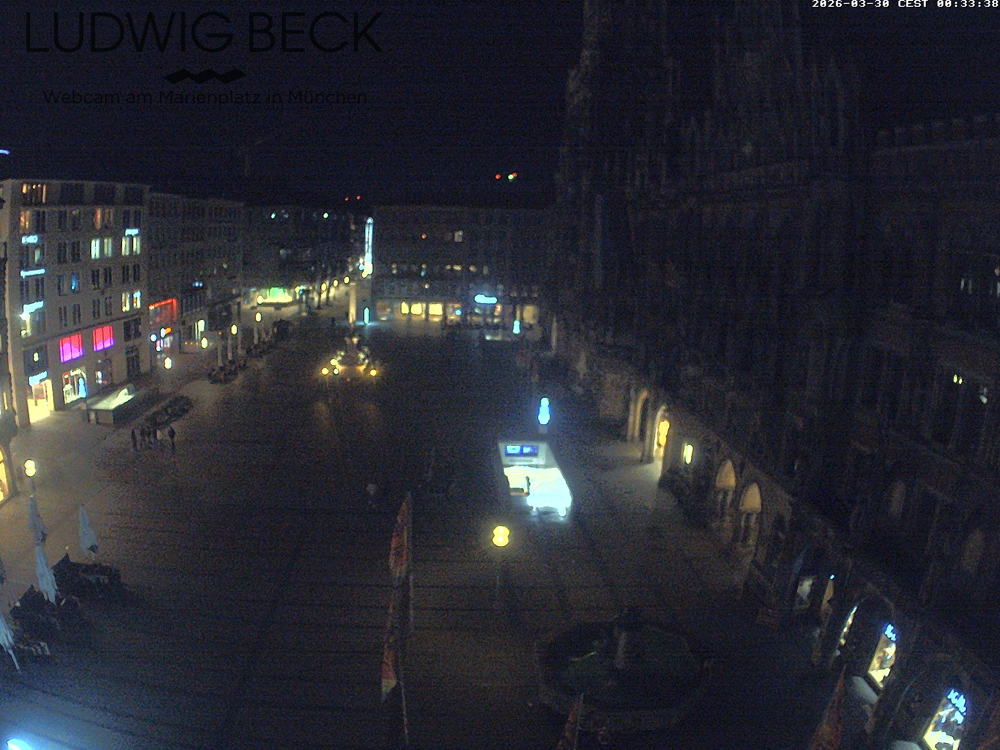 Archived image Webcam at the Marienplatz, Munich