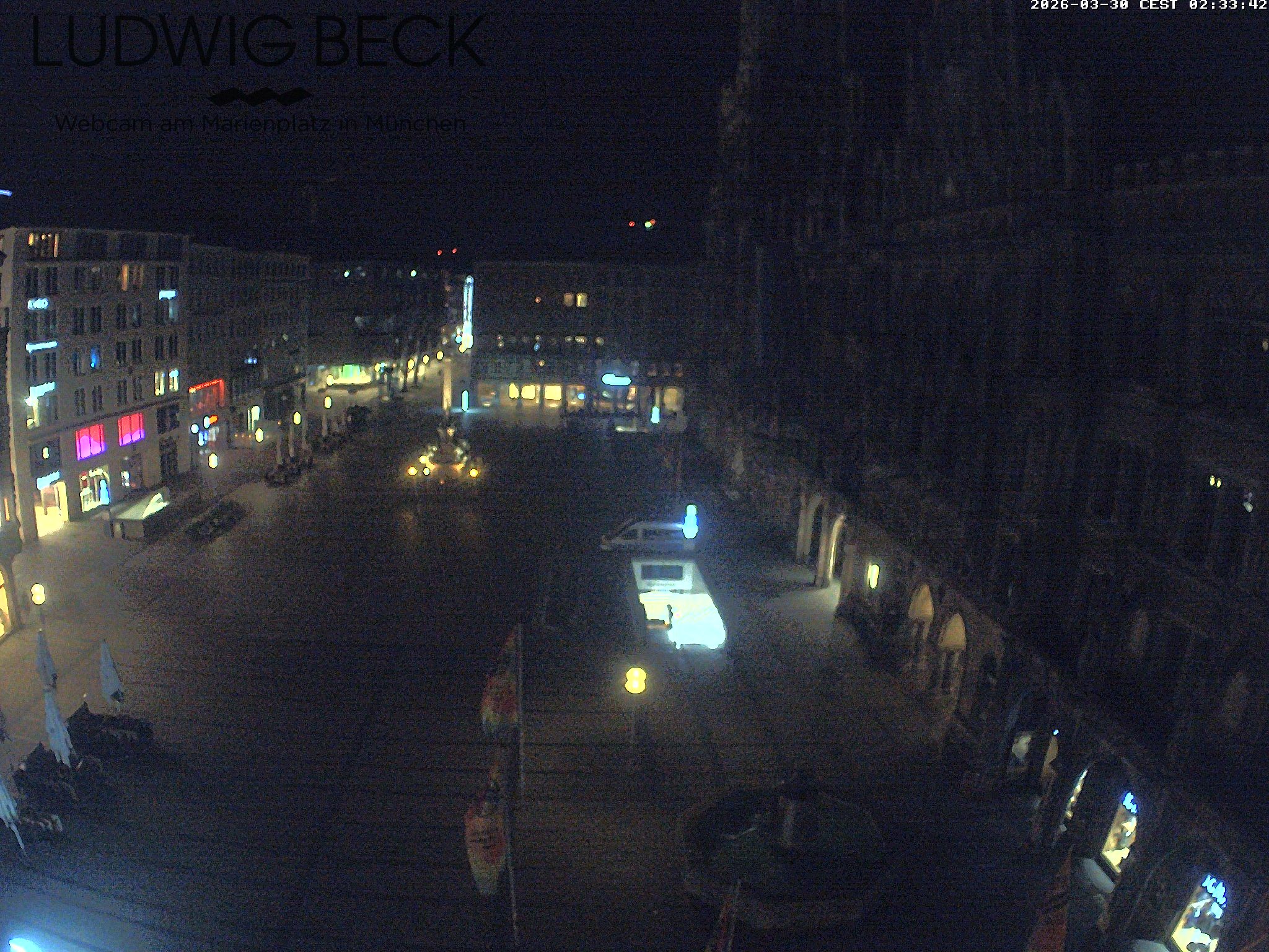 Archived image Webcam at the Marienplatz, Munich