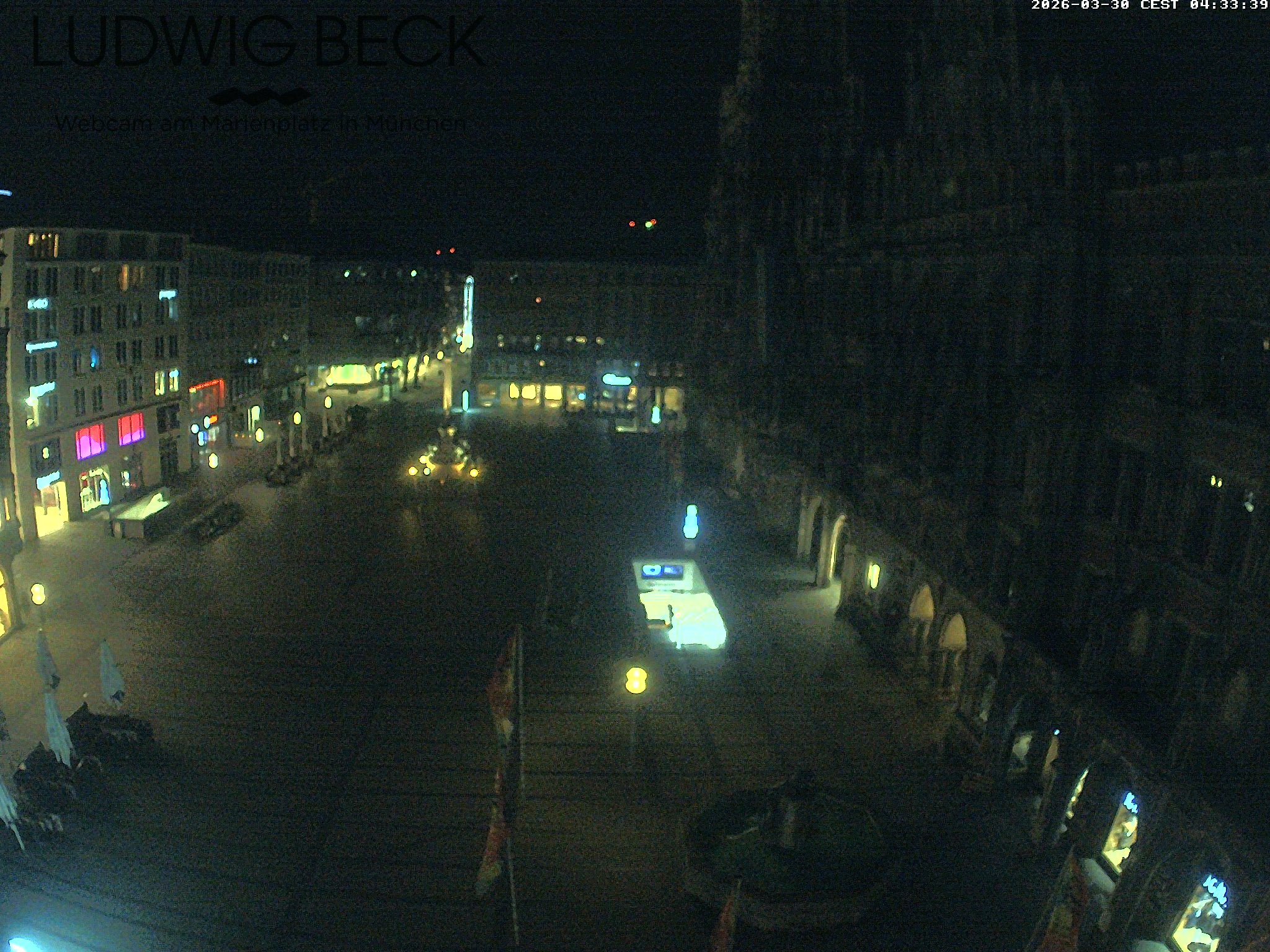 Archived image Webcam at the Marienplatz, Munich