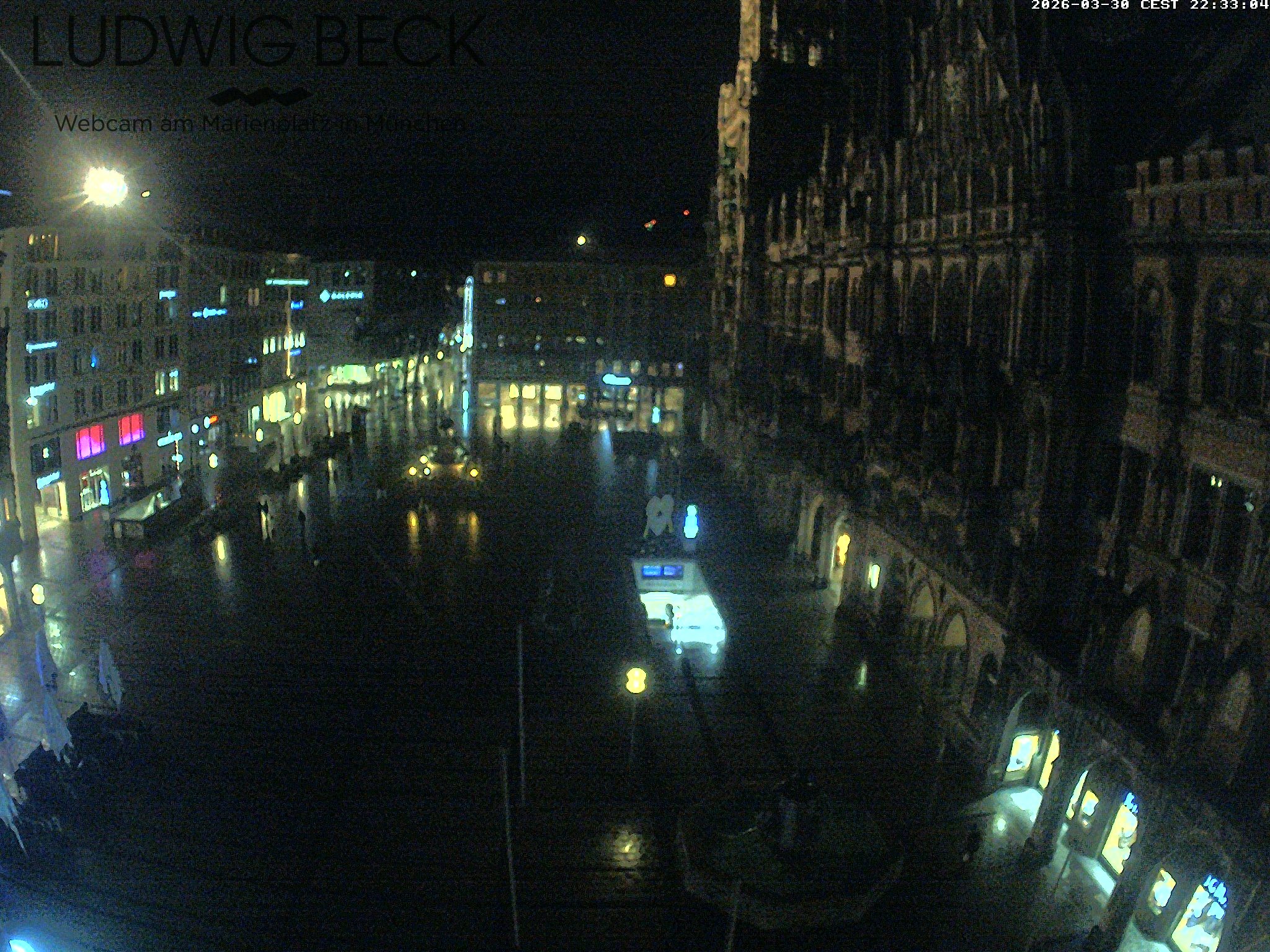 Archived image Webcam at the Marienplatz, Munich