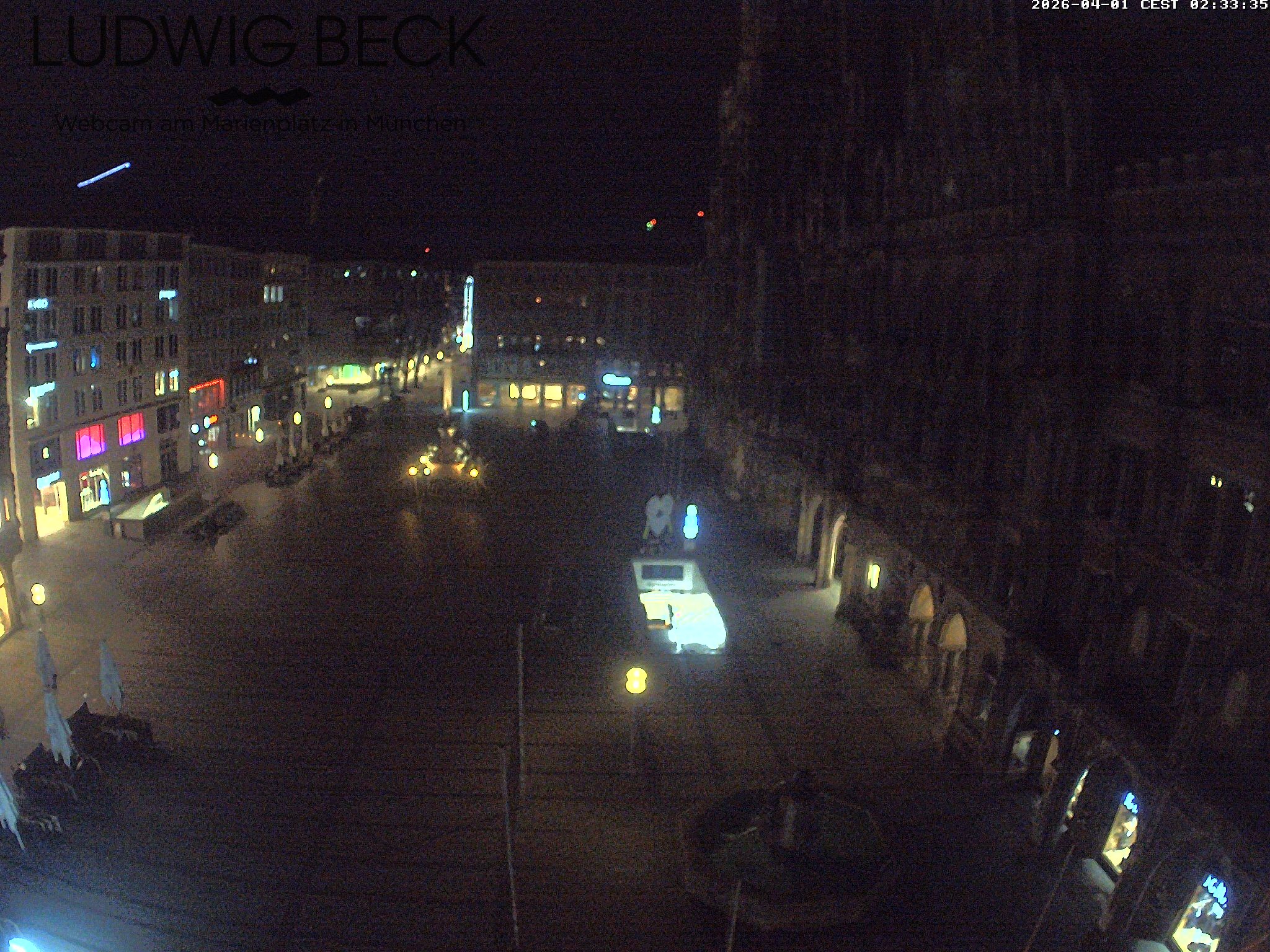 Archiv Foto Webcam am Marienplatz München