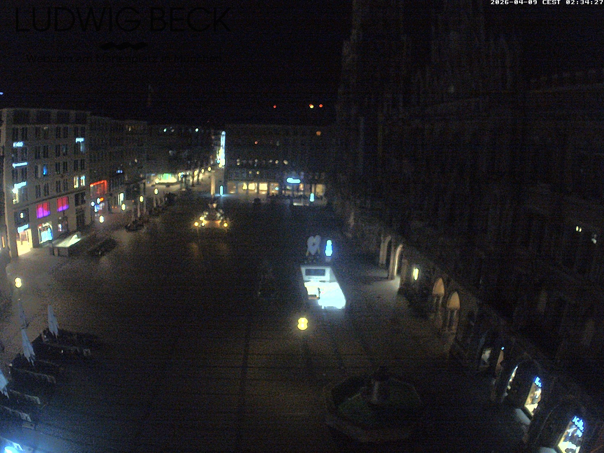 Archived image Webcam at the Marienplatz, Munich