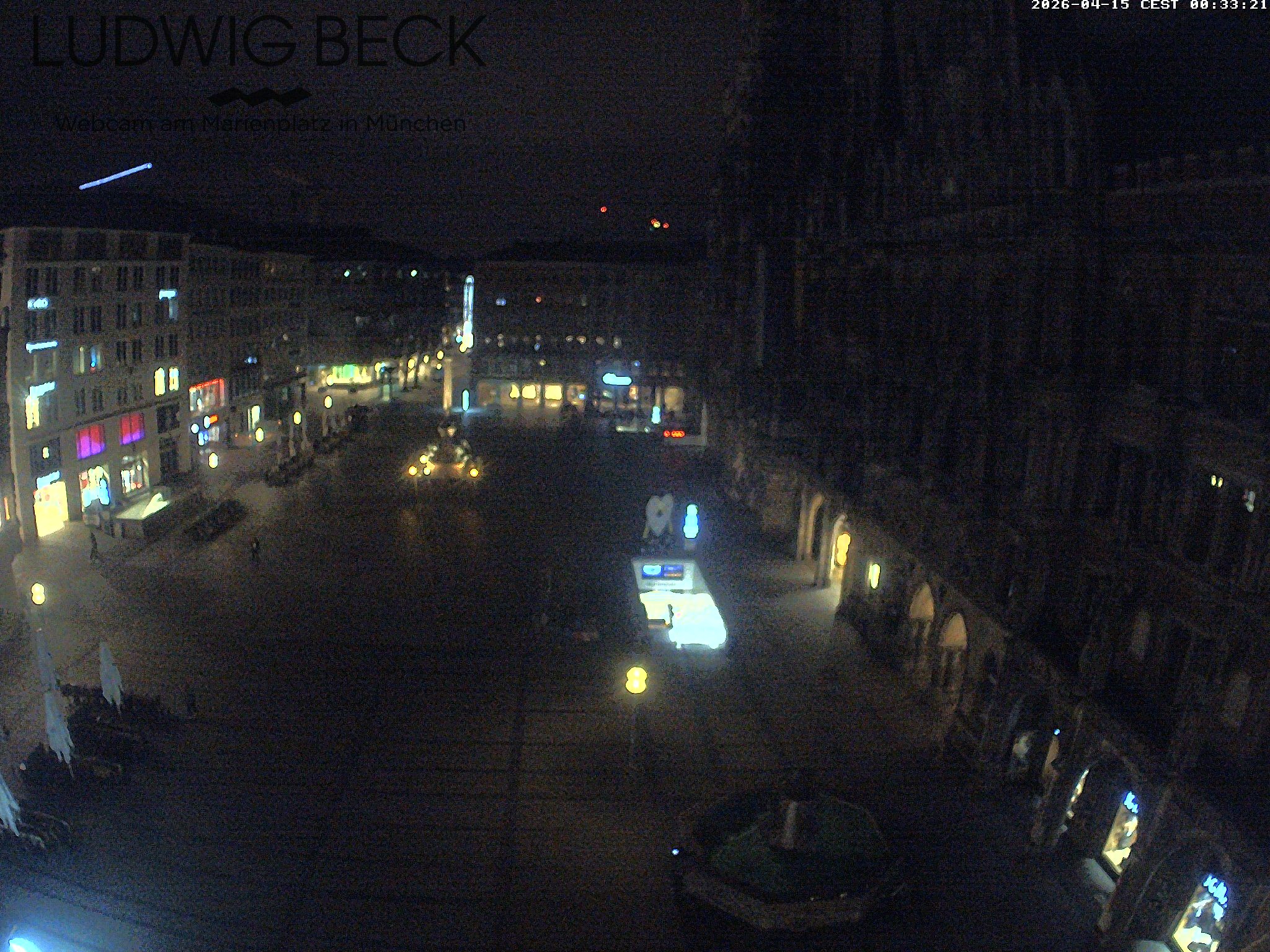 Archiv Foto Webcam am Marienplatz München
