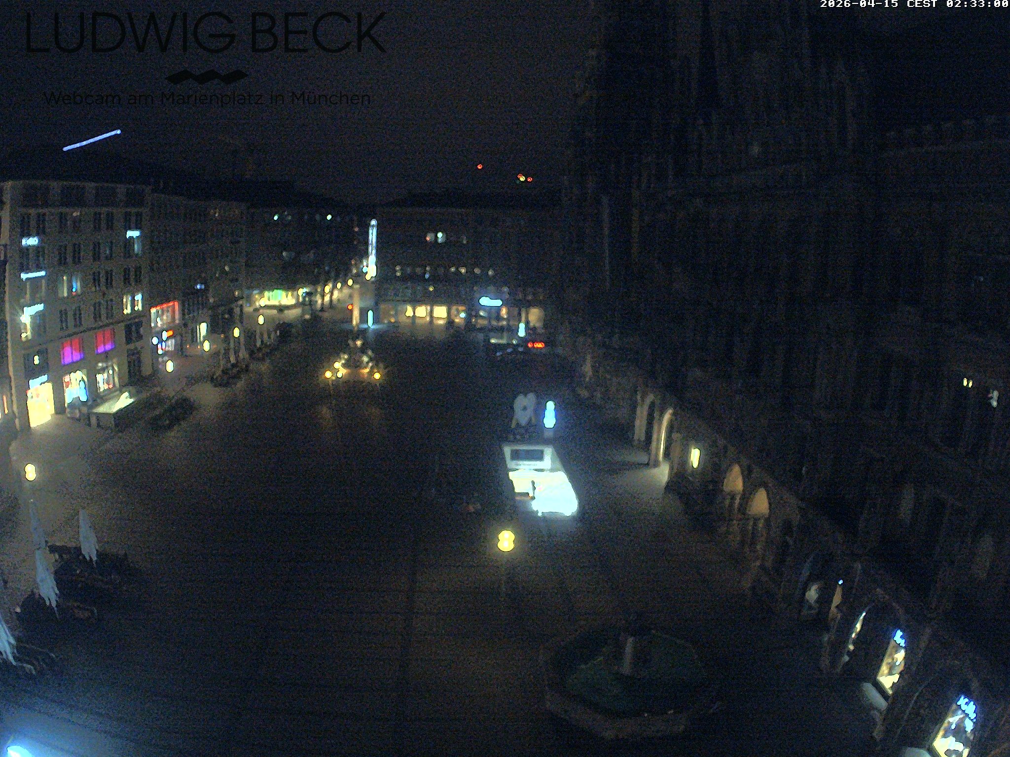 Archiv Foto Webcam am Marienplatz München