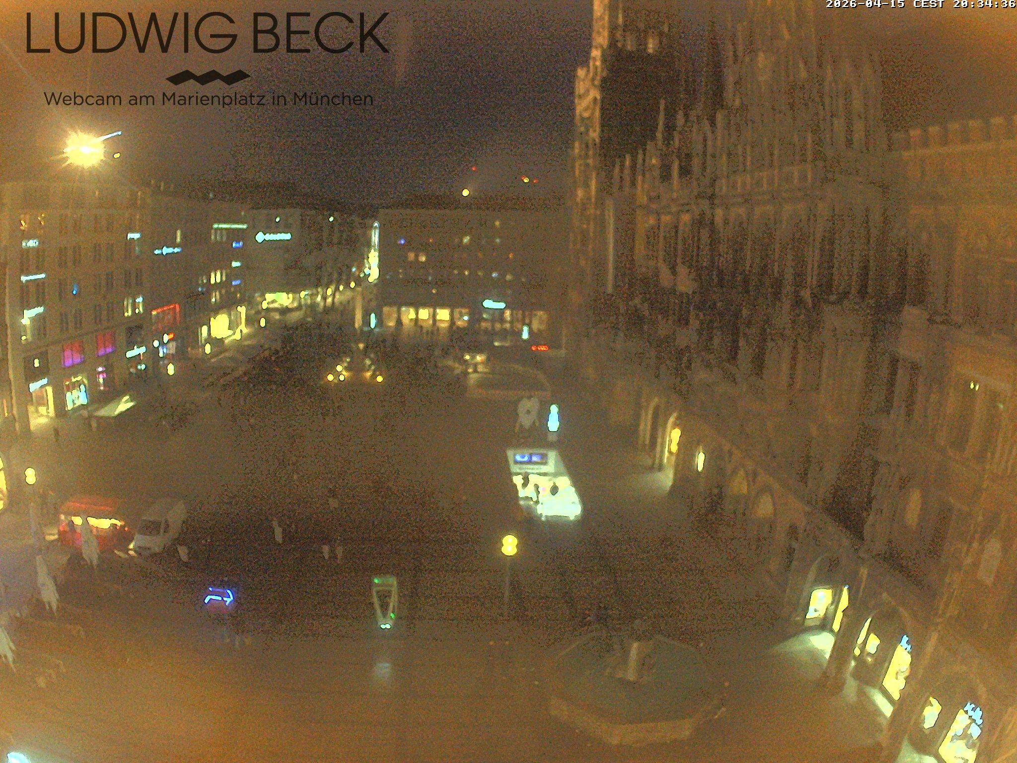 Archiv Foto Webcam am Marienplatz München