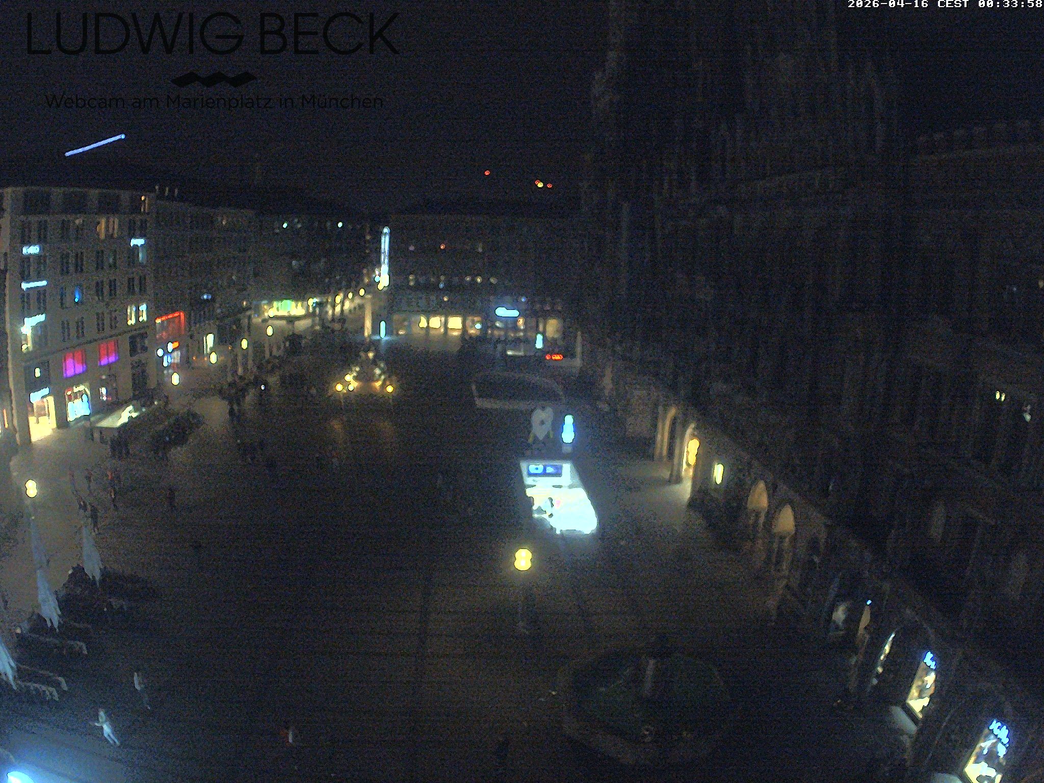 Archived image Webcam at the Marienplatz, Munich