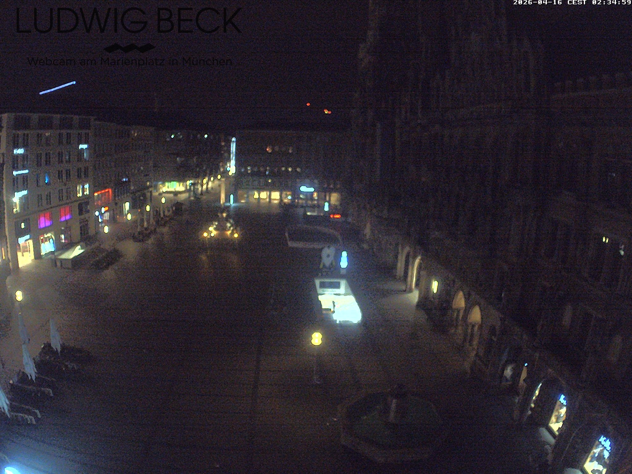 Archived image Webcam at the Marienplatz, Munich