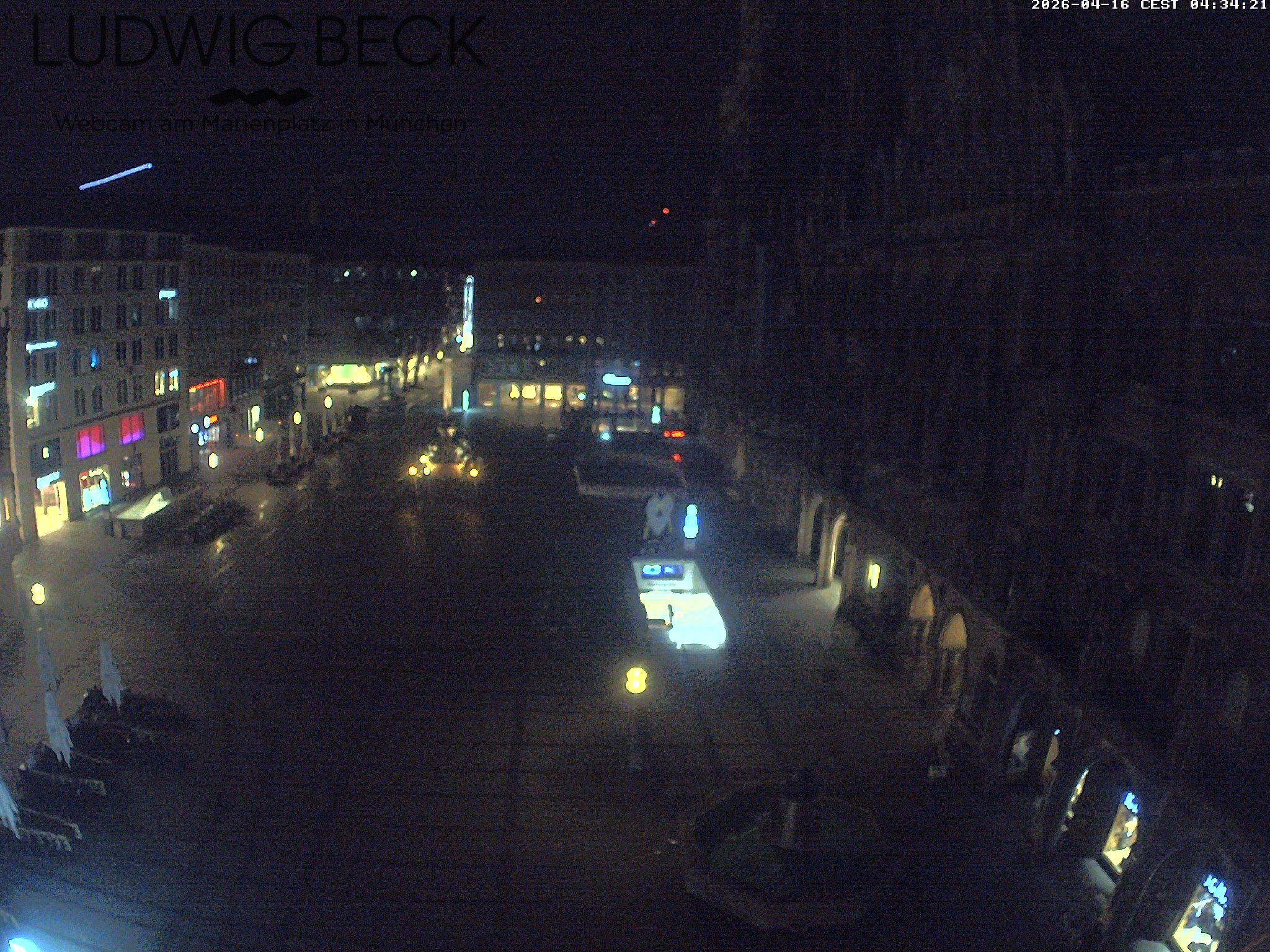 Archived image Webcam at the Marienplatz, Munich