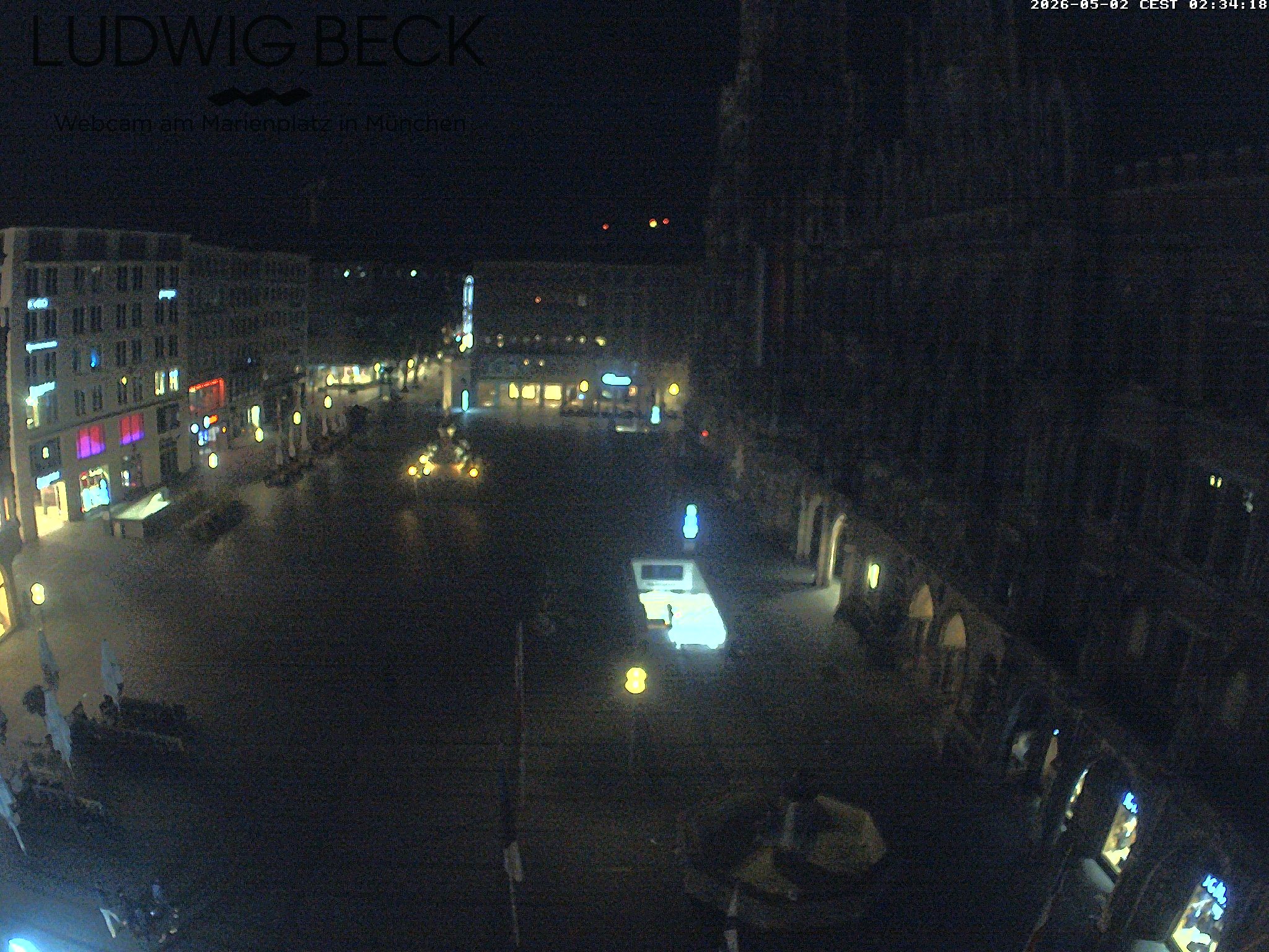 Archiv Foto Webcam am Marienplatz München